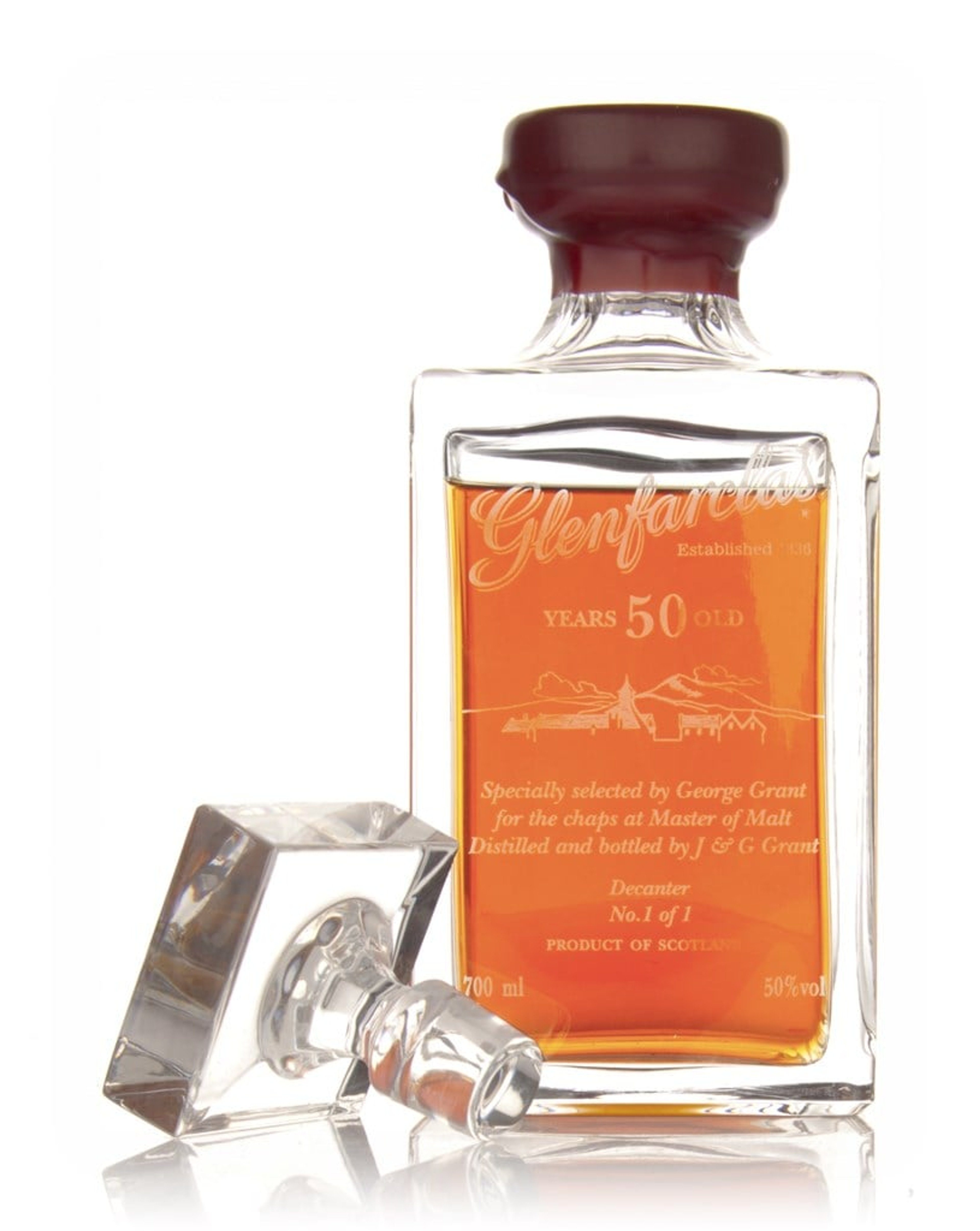 Glenfarclas 50 Year Old Single Cask “for the chaps at Master of Malt” 70cl