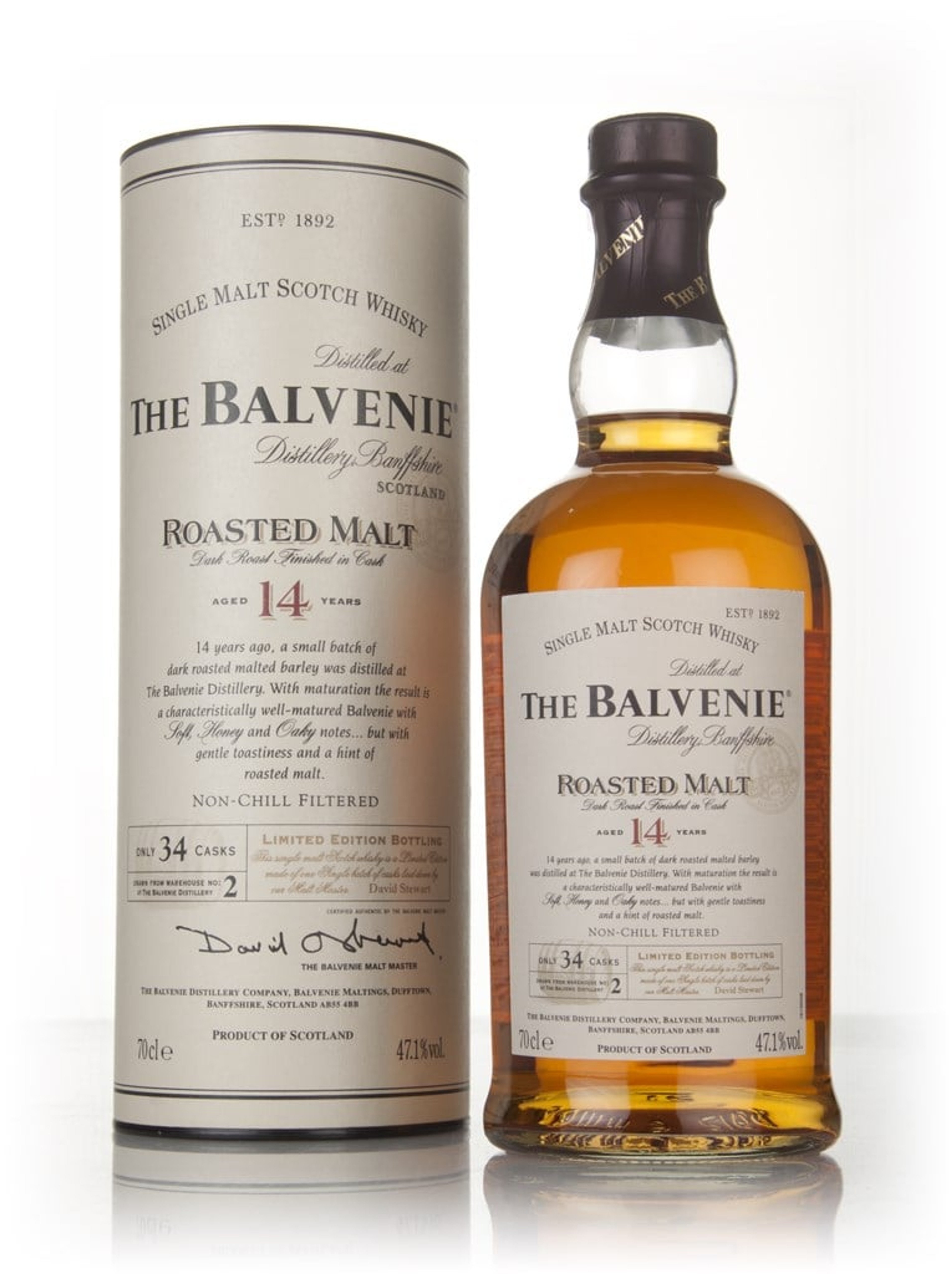 Balvenie 14 Year Old Roasted Malt 70cl