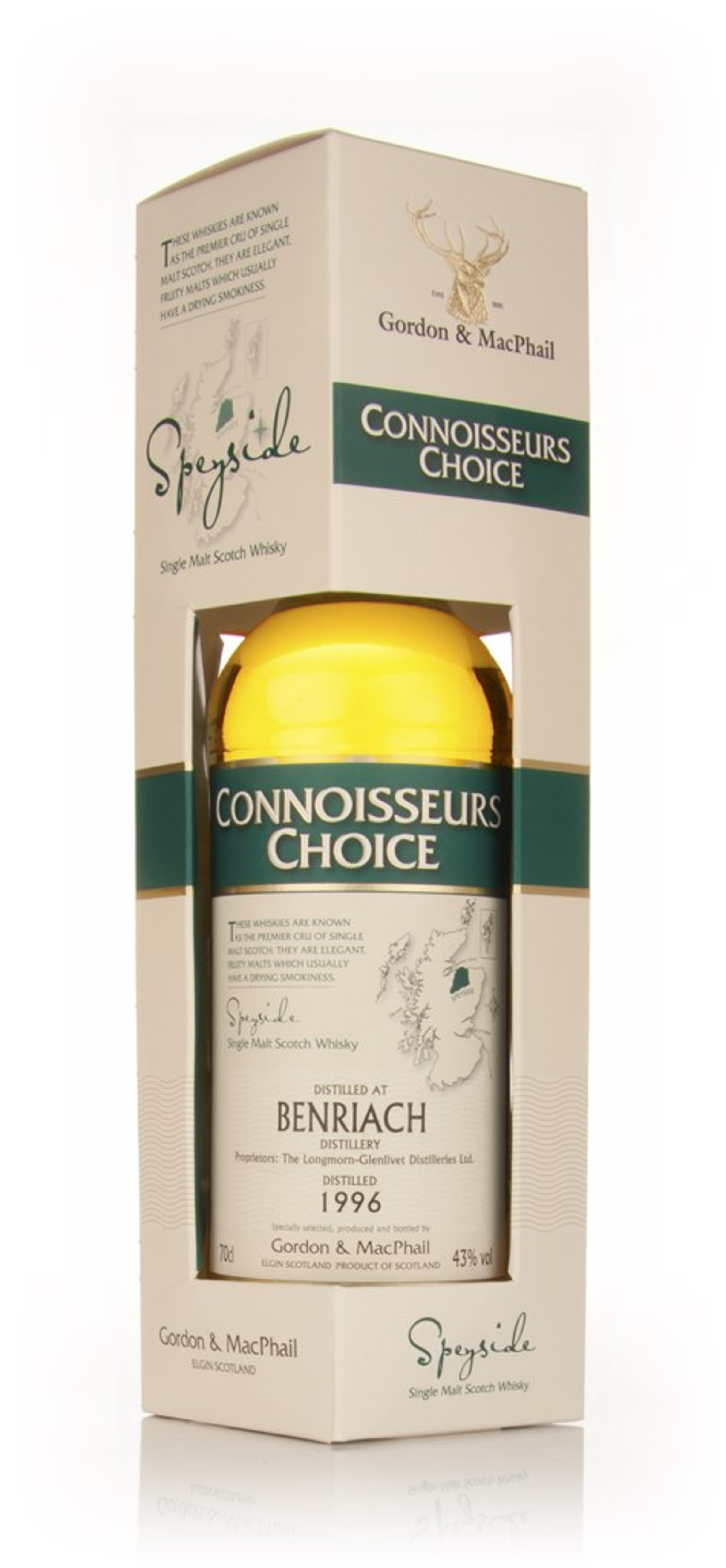 Benriach 1996 (bottled 2008) - Connoisseurs Choice (Gordon & MacPhail) 70cl