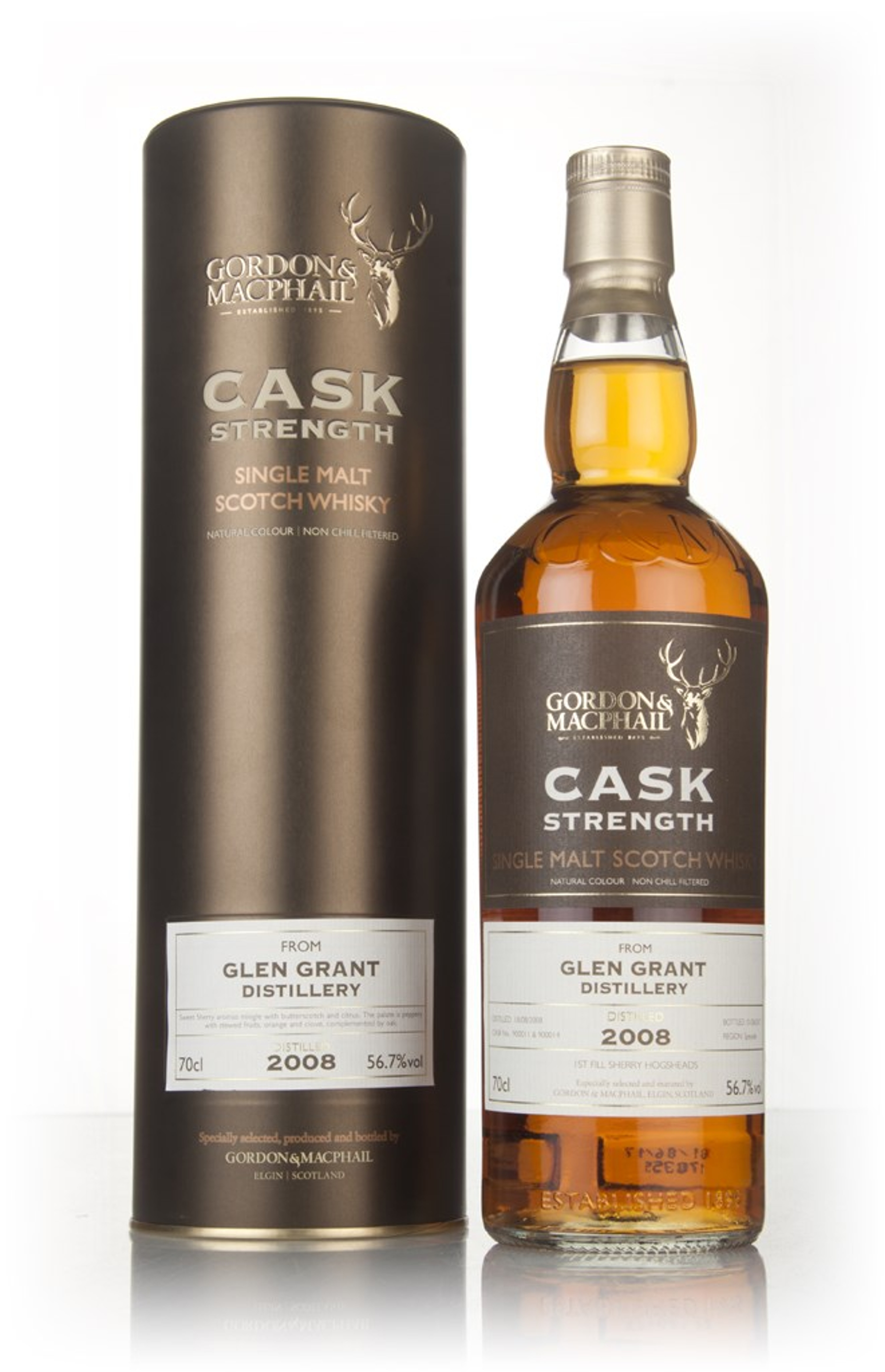 Glen Grant 8 Year Old 2008 (casks 900011 & 900014) - Cask Strength (Gordon & MacPhail) 70cl