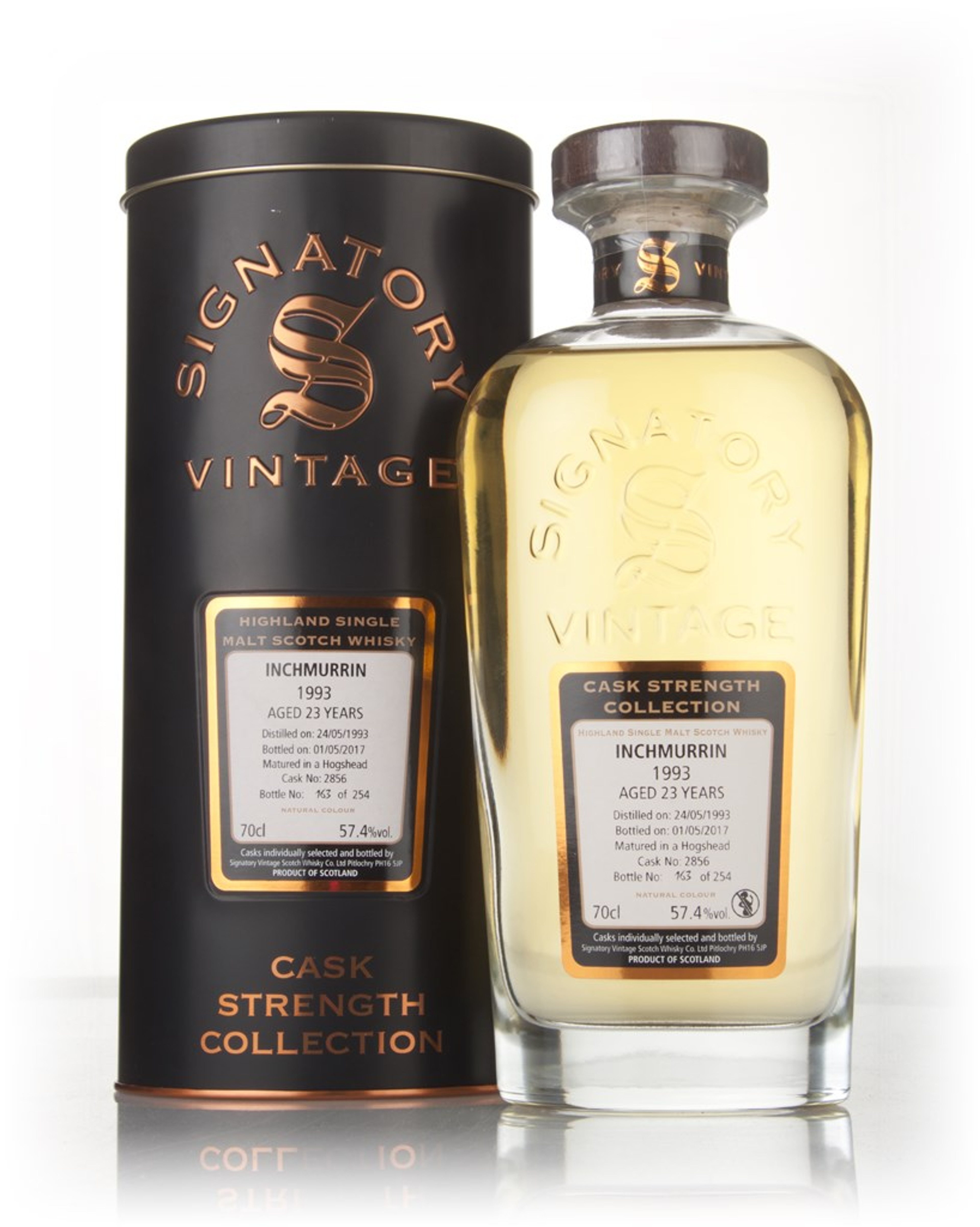 Inchmurrin 23 Year Old 1993 (cask 2856) - Cask Strength Collection (Signatory) 70cl
