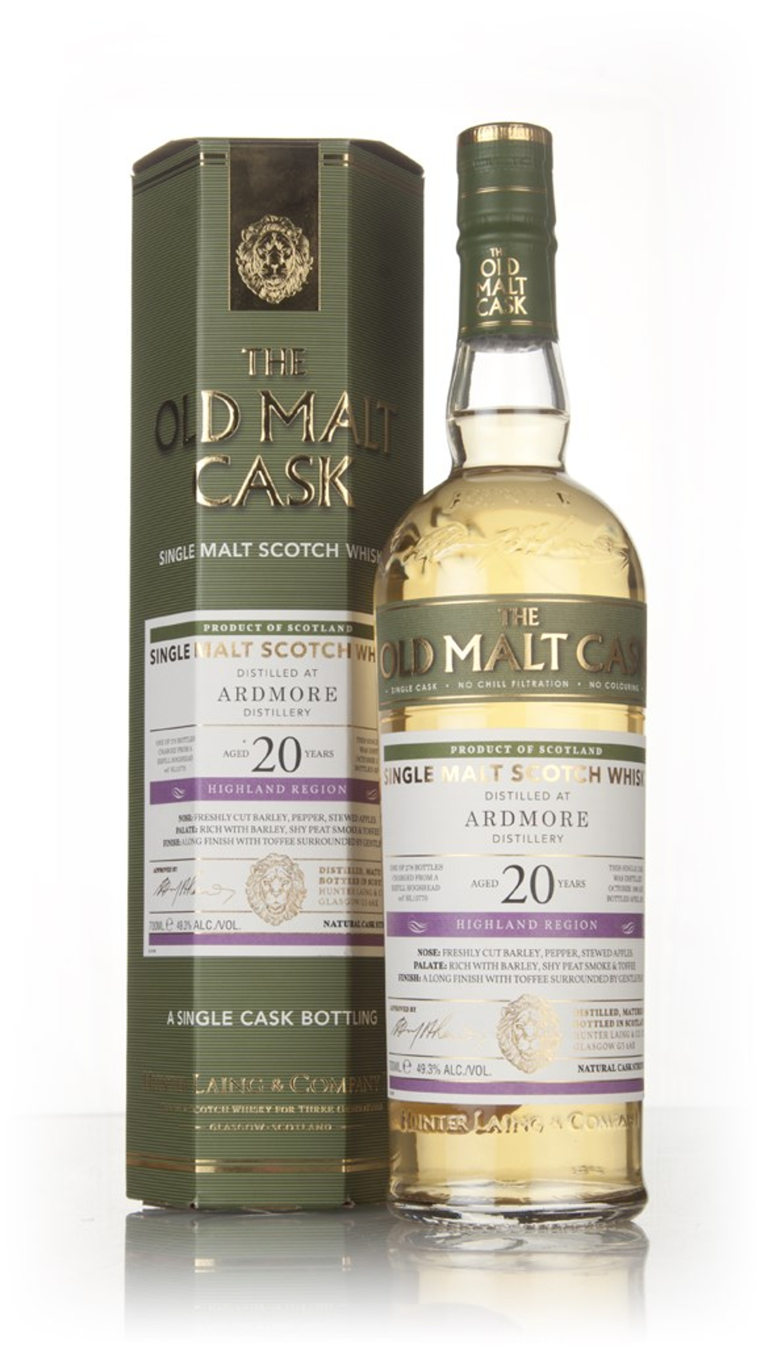 Ardmore 20 Year Old 1996 (cask 13770) - Old Malt Cask (Hunter Laing) 70cl