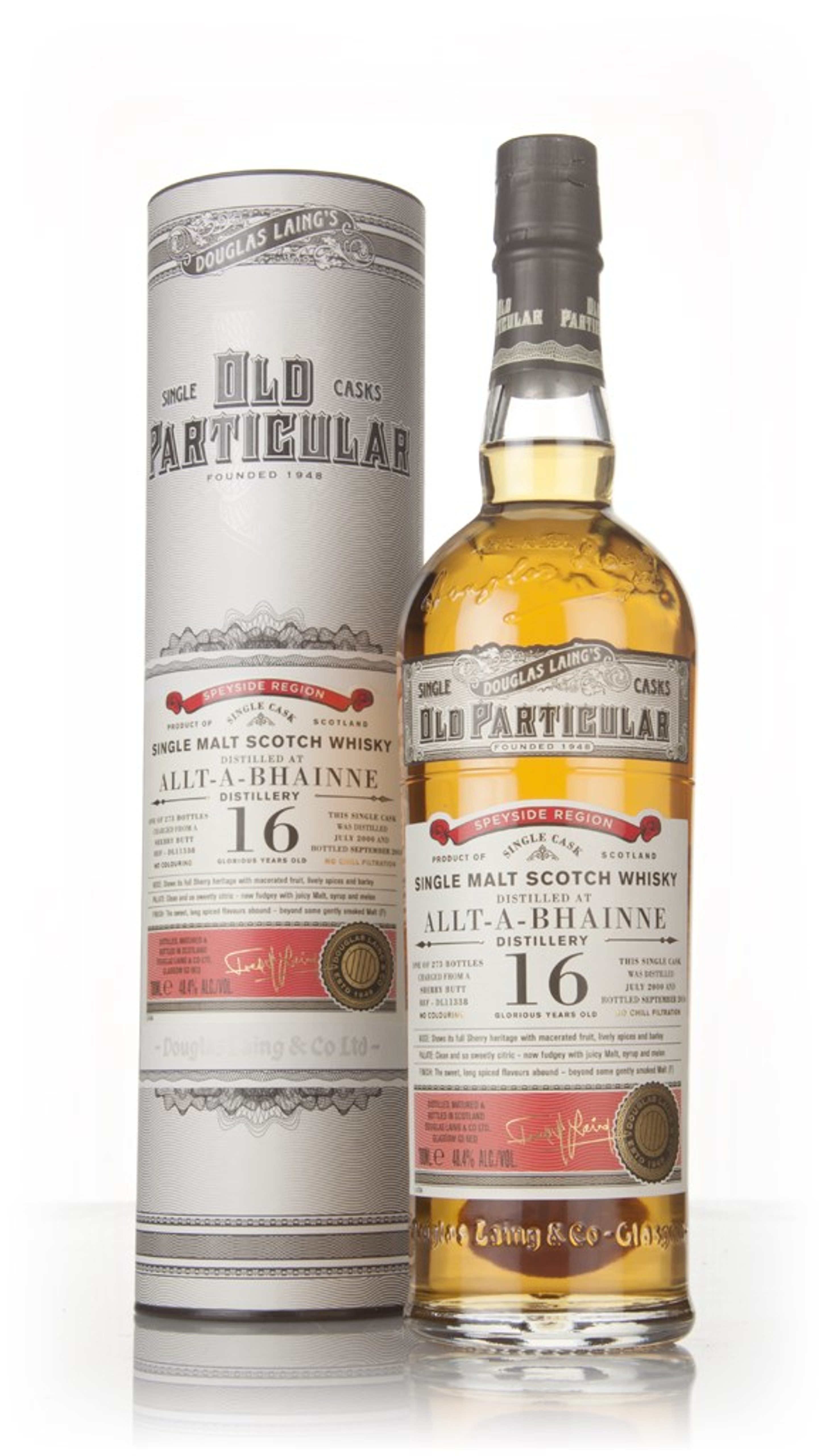 Allt-á-Bhainne 16 Year Old 2000 (cask 11338) - Old Particular (Douglas Laing) 70cl