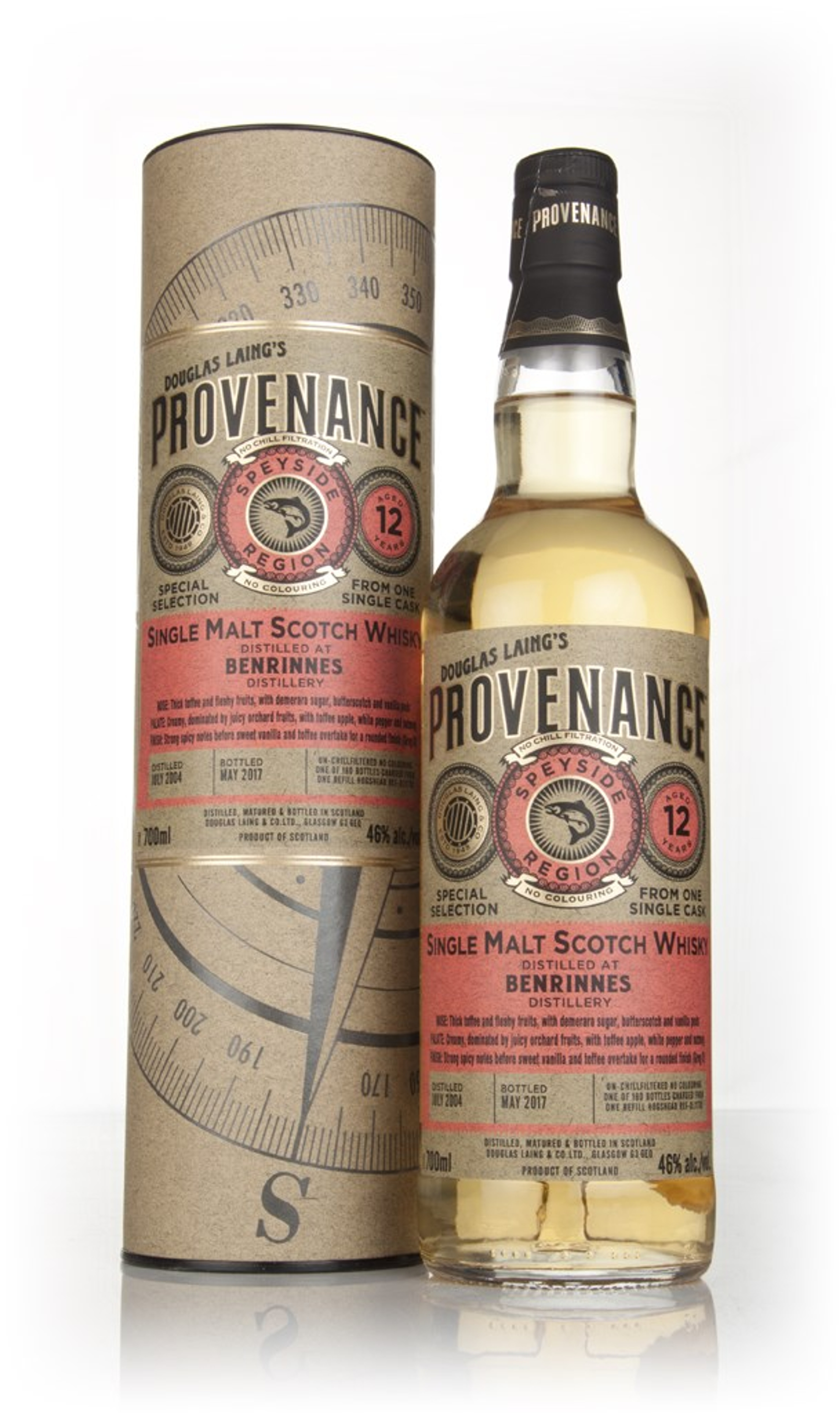 Benrinnes 12 Year Old 2004 (cask 11787) - Provenance (Douglas Laing) 70cl