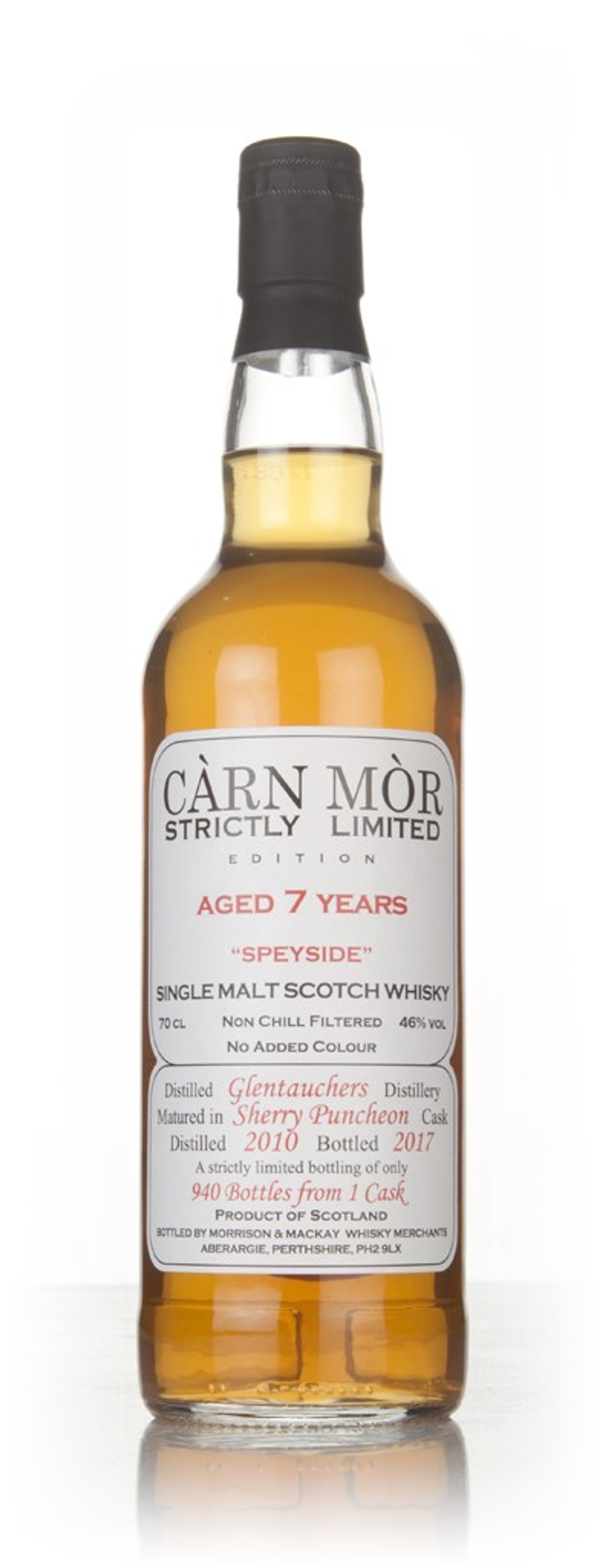 Glentauchers 7 Year Old 2010 - Strictly Limited (Càrn Mòr) 70cl