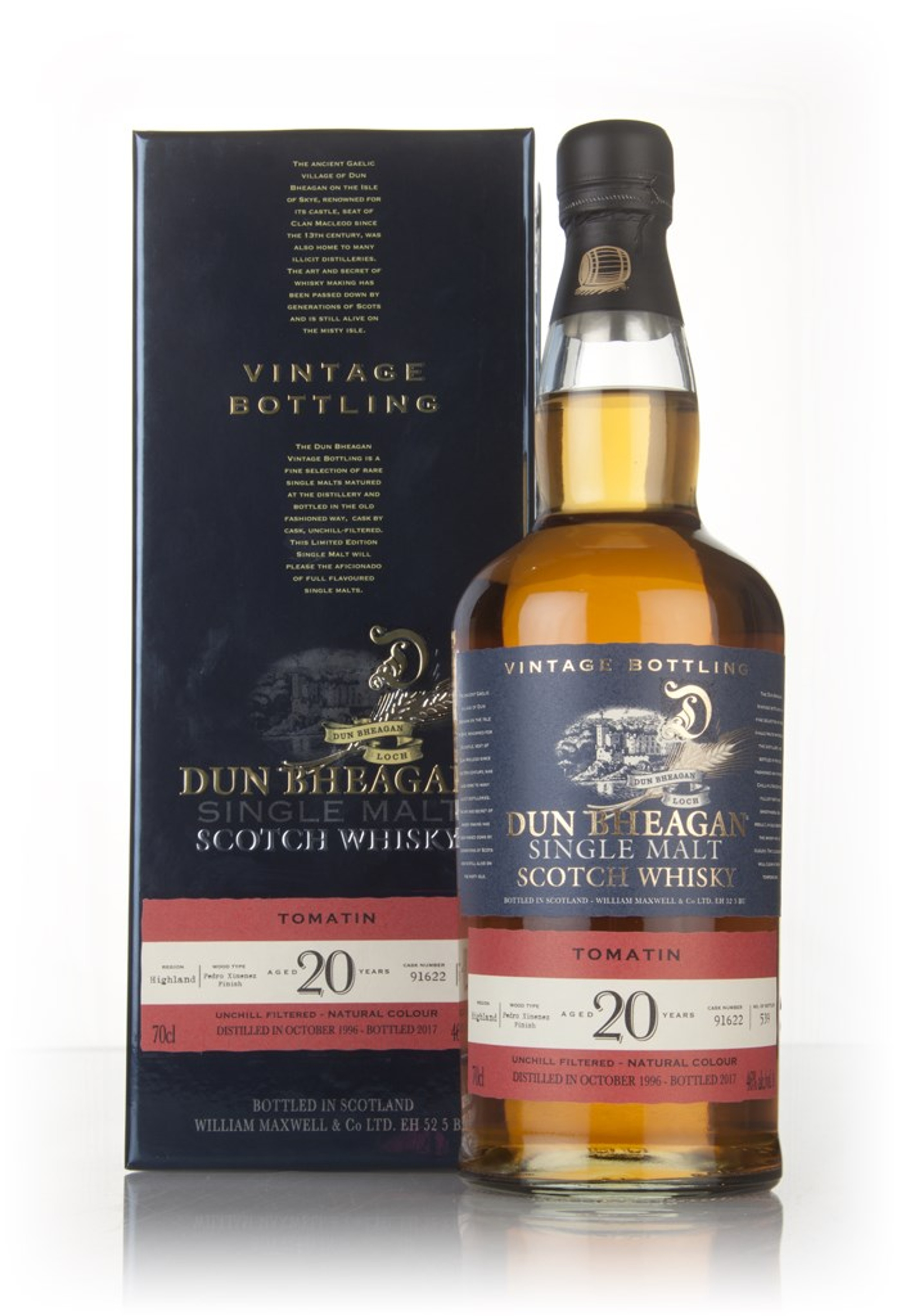 Tomatin 20 Year Old 1996 (Cask 91622) - Dun Bheagan (Ian Macleod) 70cl