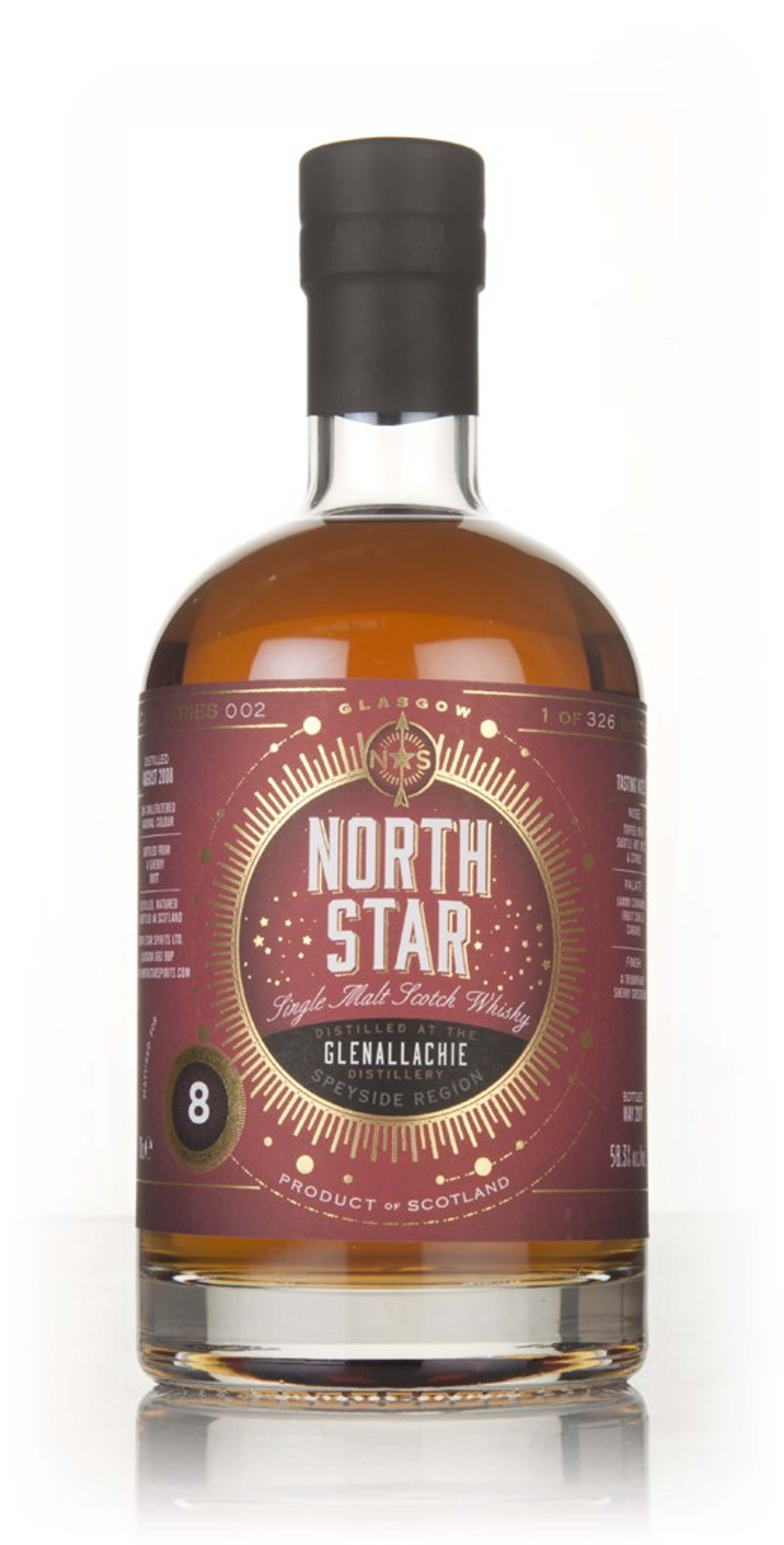 Glenallachie 8 Year Old 2008 - North Star Spirits 70cl