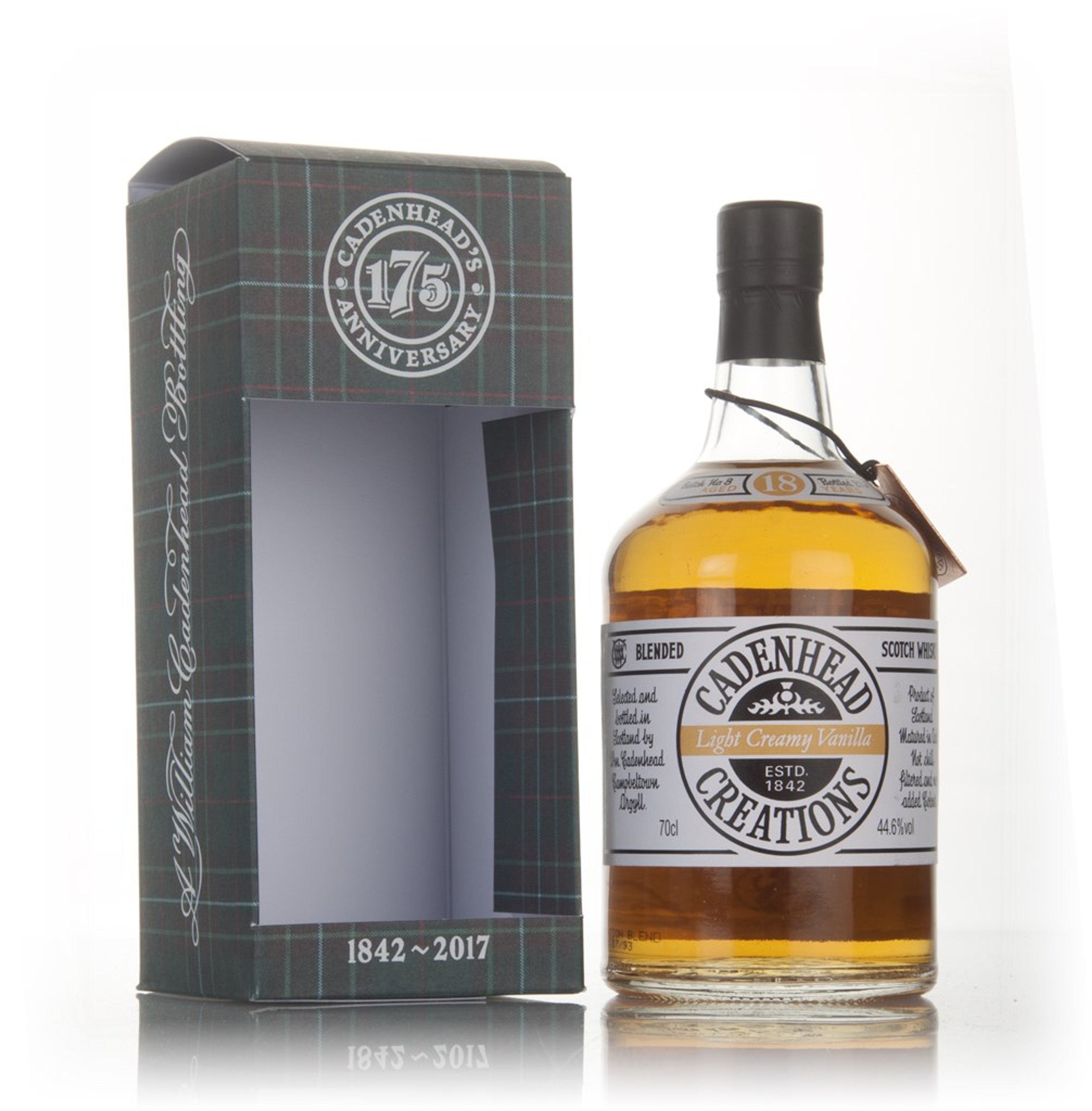 Light Creamy Vanilla 18 Year Old - Cadenhead Creations 70cl