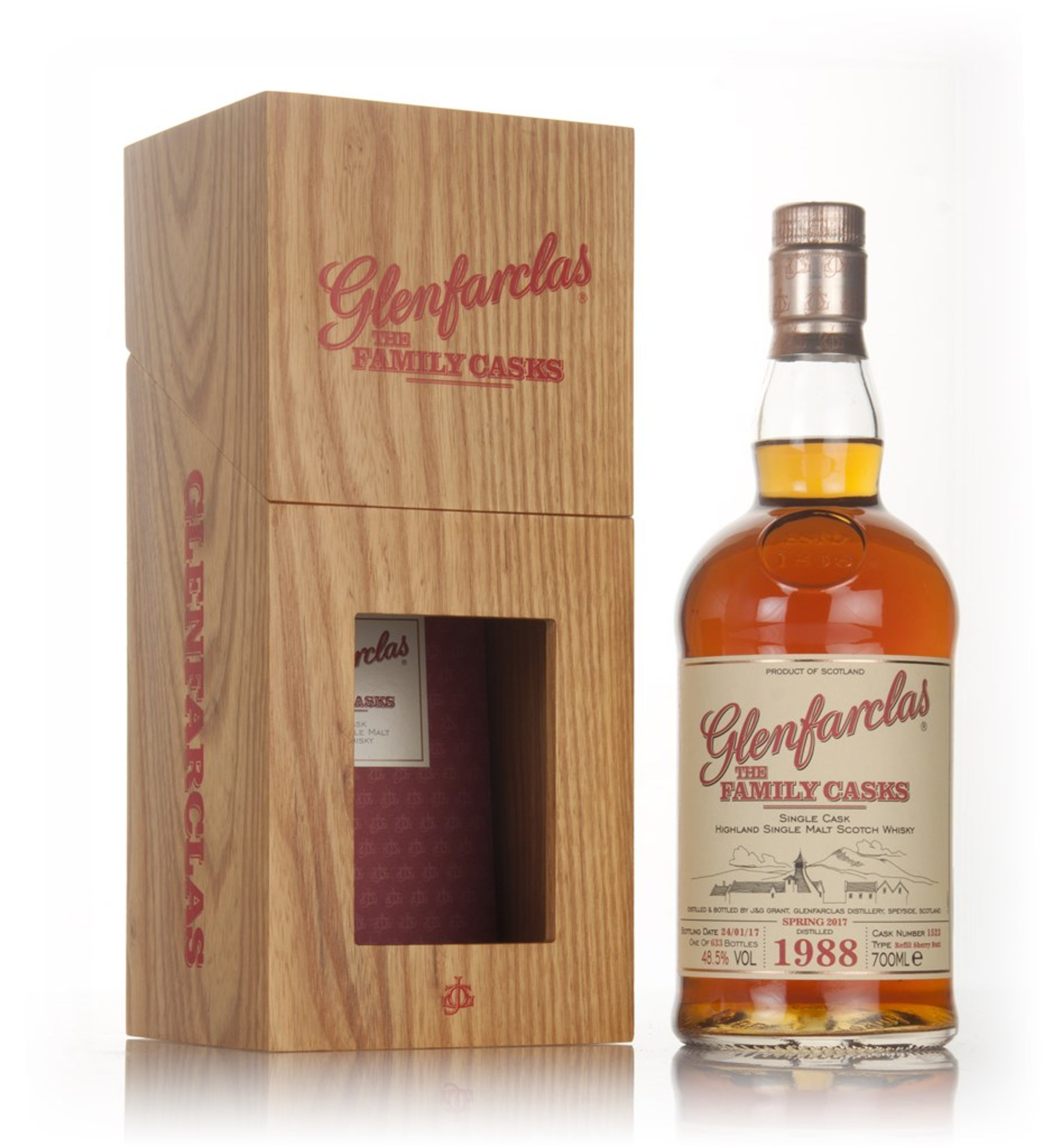 Glenfarclas 1988 (cask 1523) Family Cask Spring 2017 Release 70cl