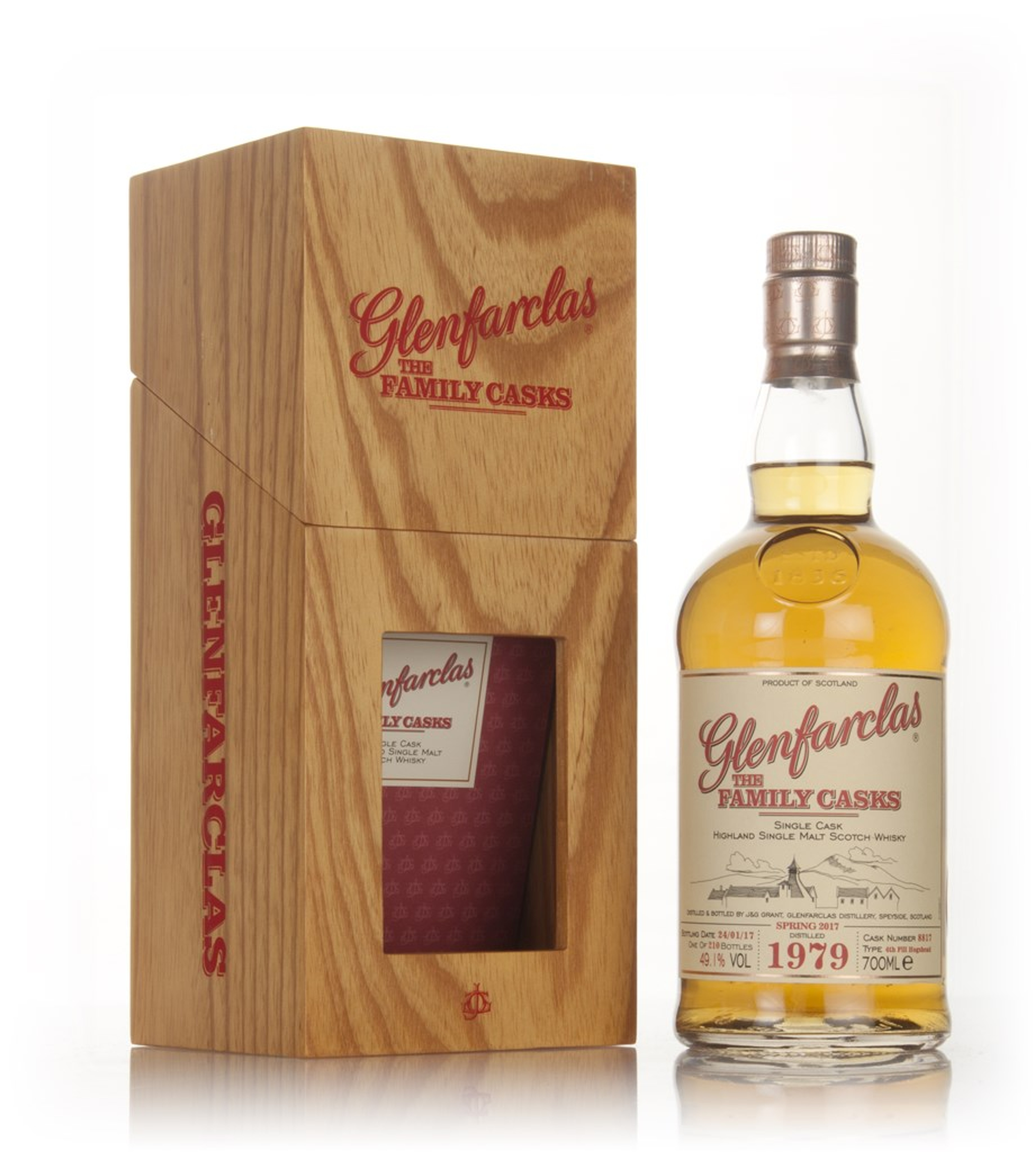 Glenfarclas 1979 (cask 8817) Family Cask Spring 2017 Release 70cl
