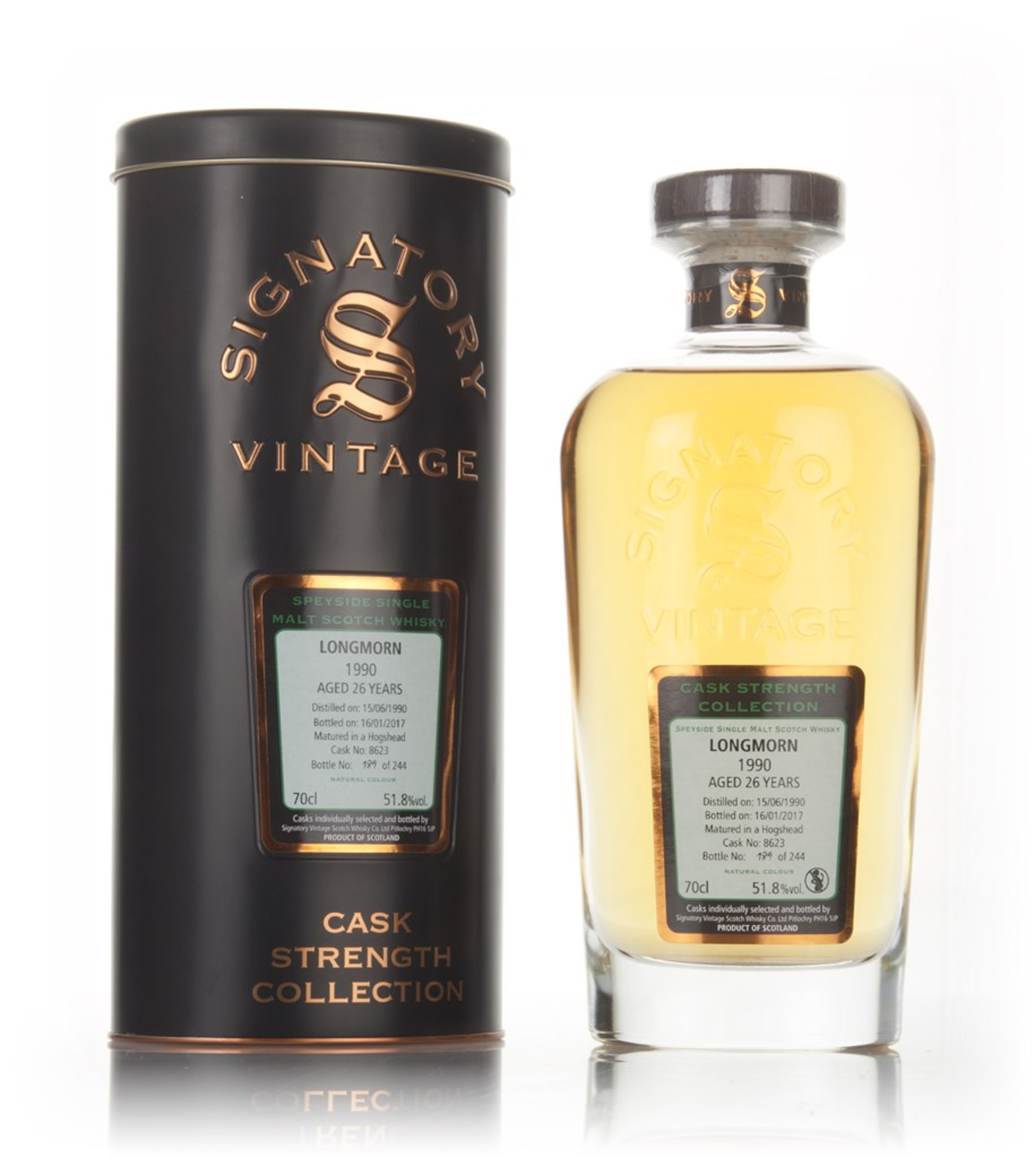 Longmorn 26 Year Old 1990 (cask 8623) - Cask Strength Collection (Signatory) 70cl
