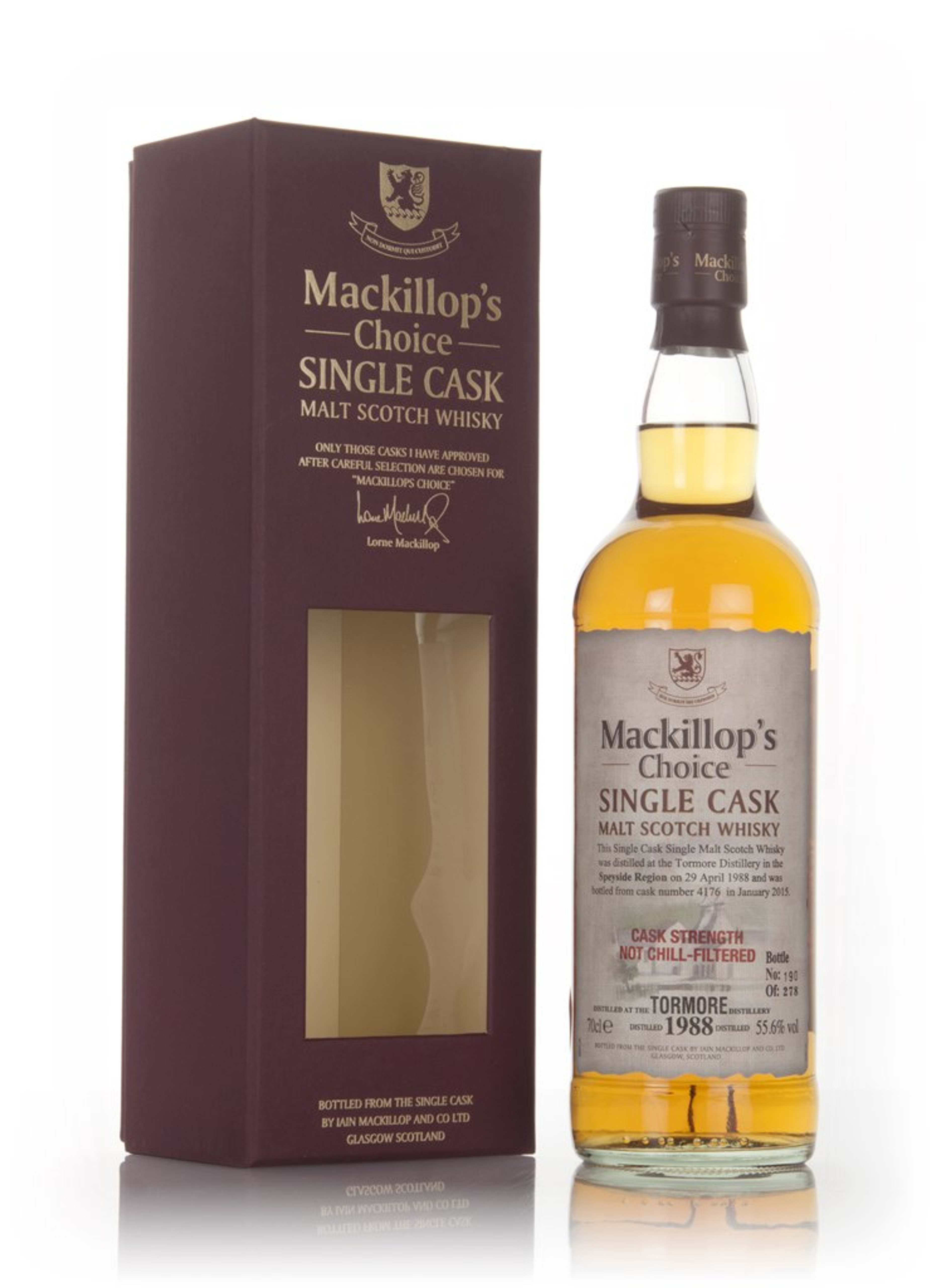 Tormore 26 Year Old 1988 (cask 4176) - Mackillop's Choice 70cl