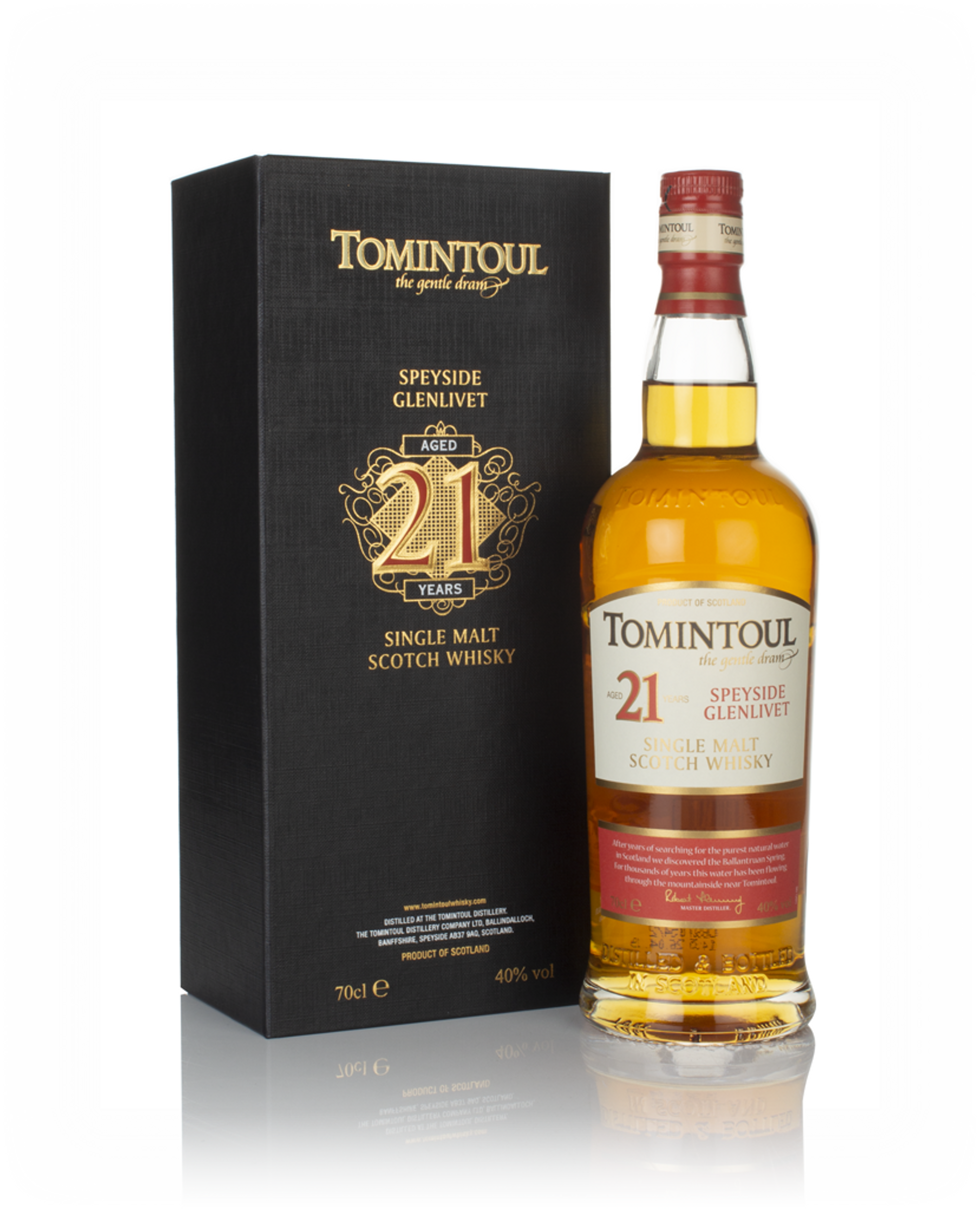 Tomintoul 21 Year Old 70cl Whisky | Master Of Malt