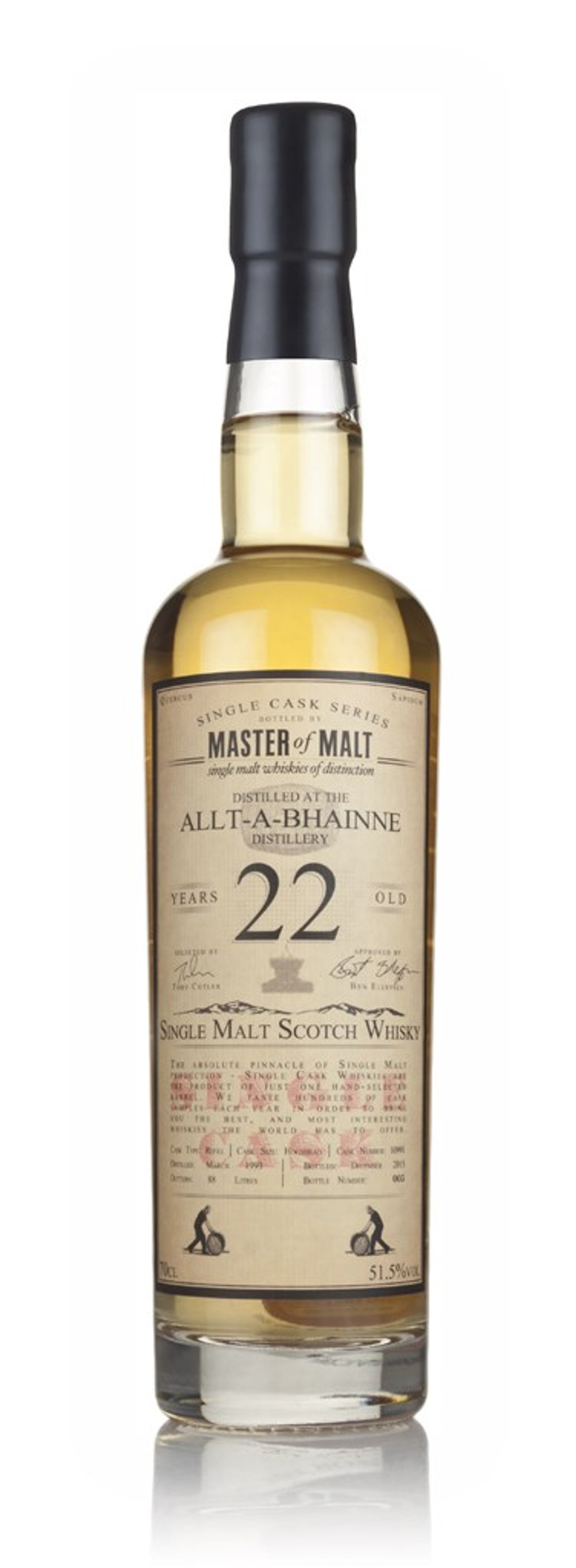 Allt-á-Bhainne 22 Year Old 1993 - Single Cask (Master of Malt) 70cl