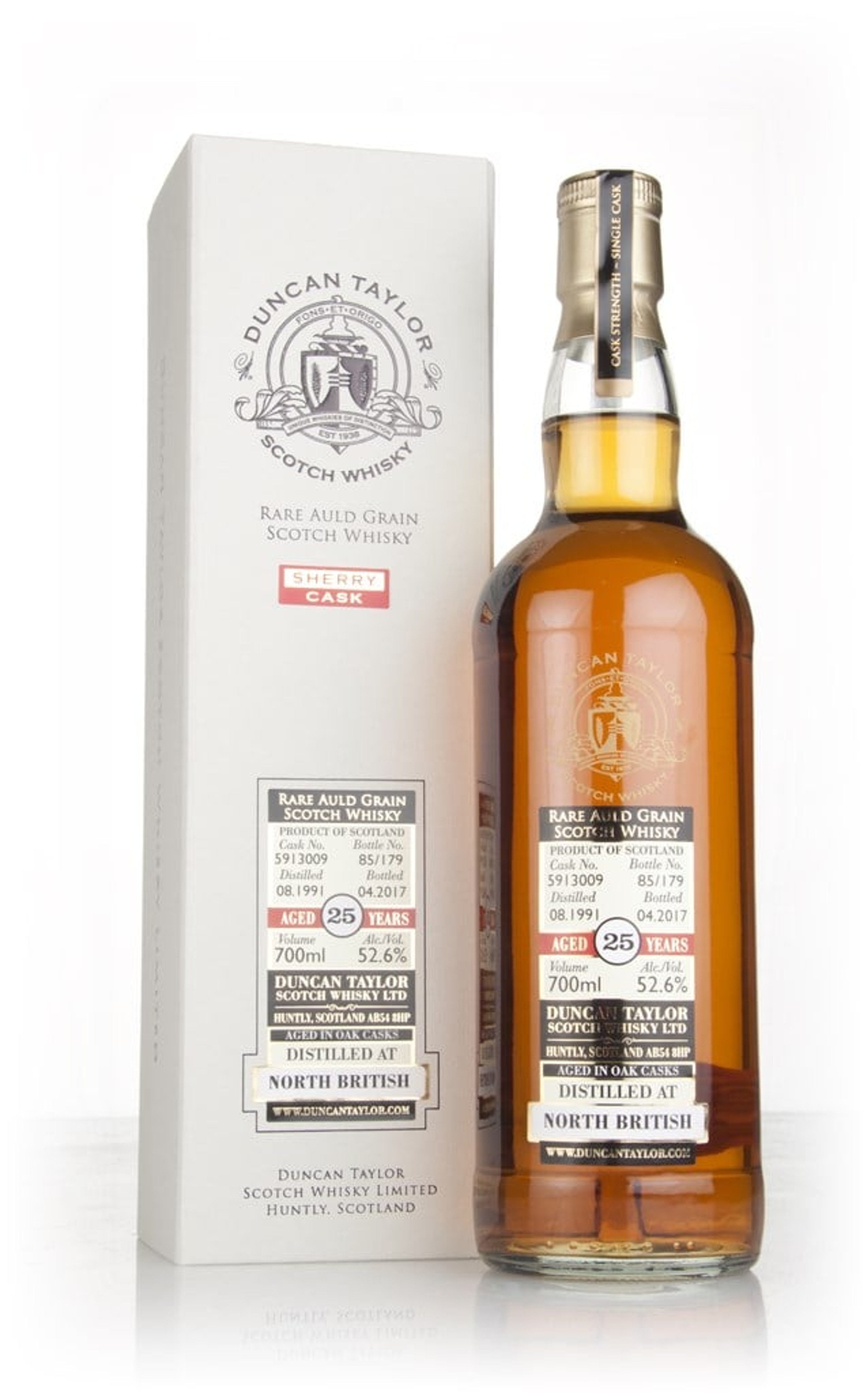 North British 25 Year Old 1991 (cask 5913009) - Rare Auld (Duncan Taylor) 70cl