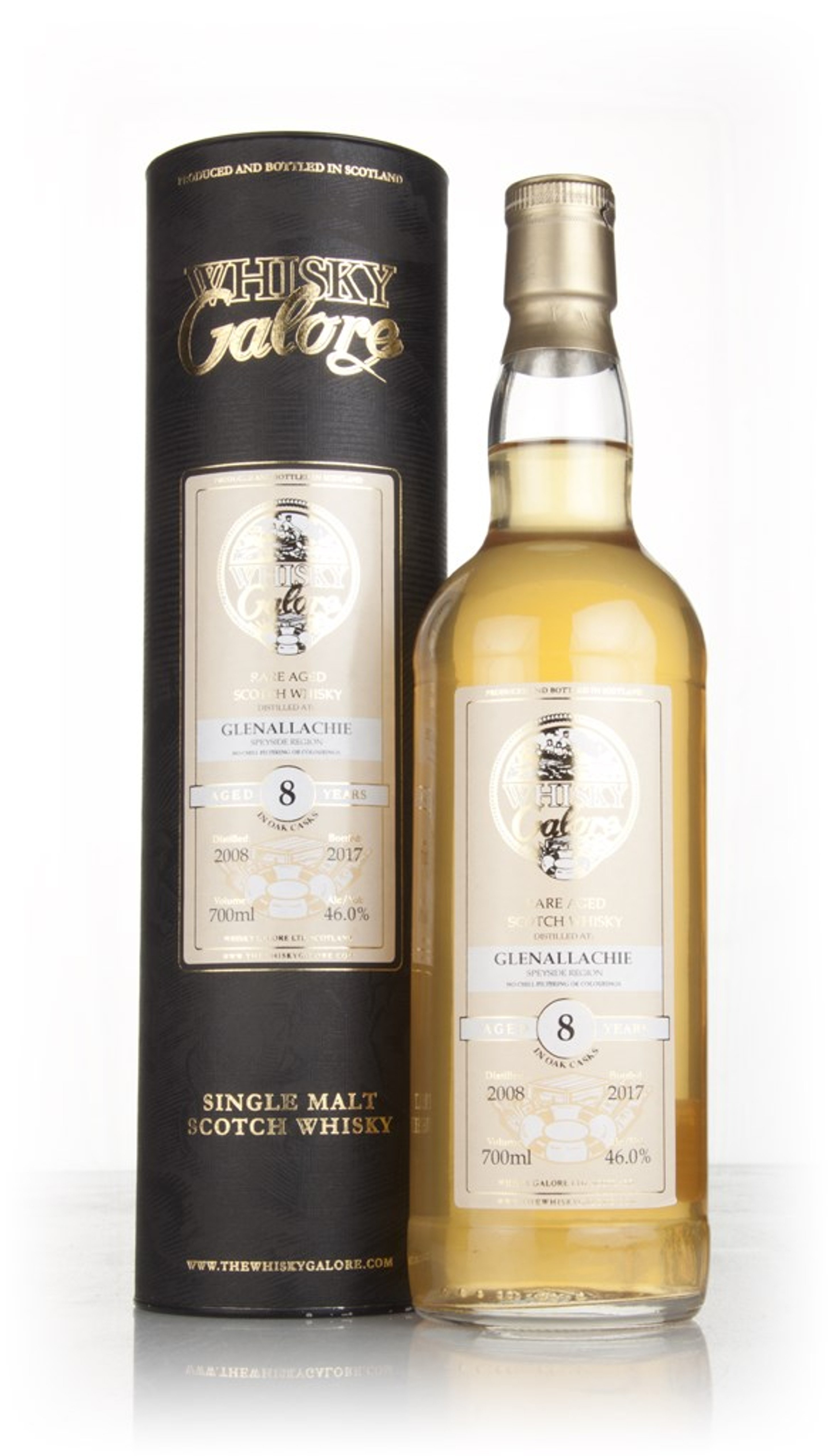 Glenallachie 8 Year Old 2008 (Whisky Galore) 70cl