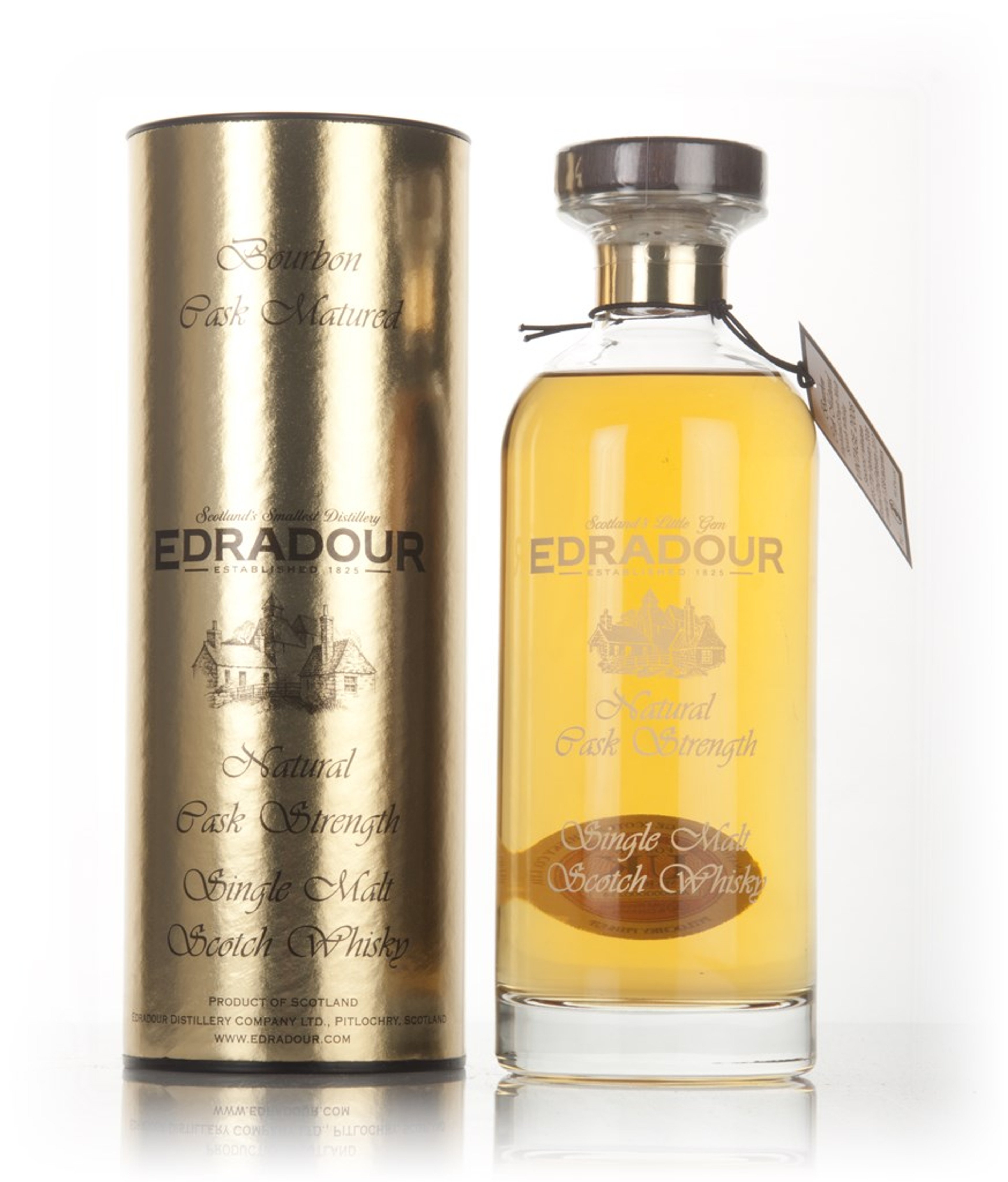 Edradour 10 Year Old 2006 (2nd Release) Bourbon Cask Matured Natural Cask Strength - Ibisco Decanter 70cl