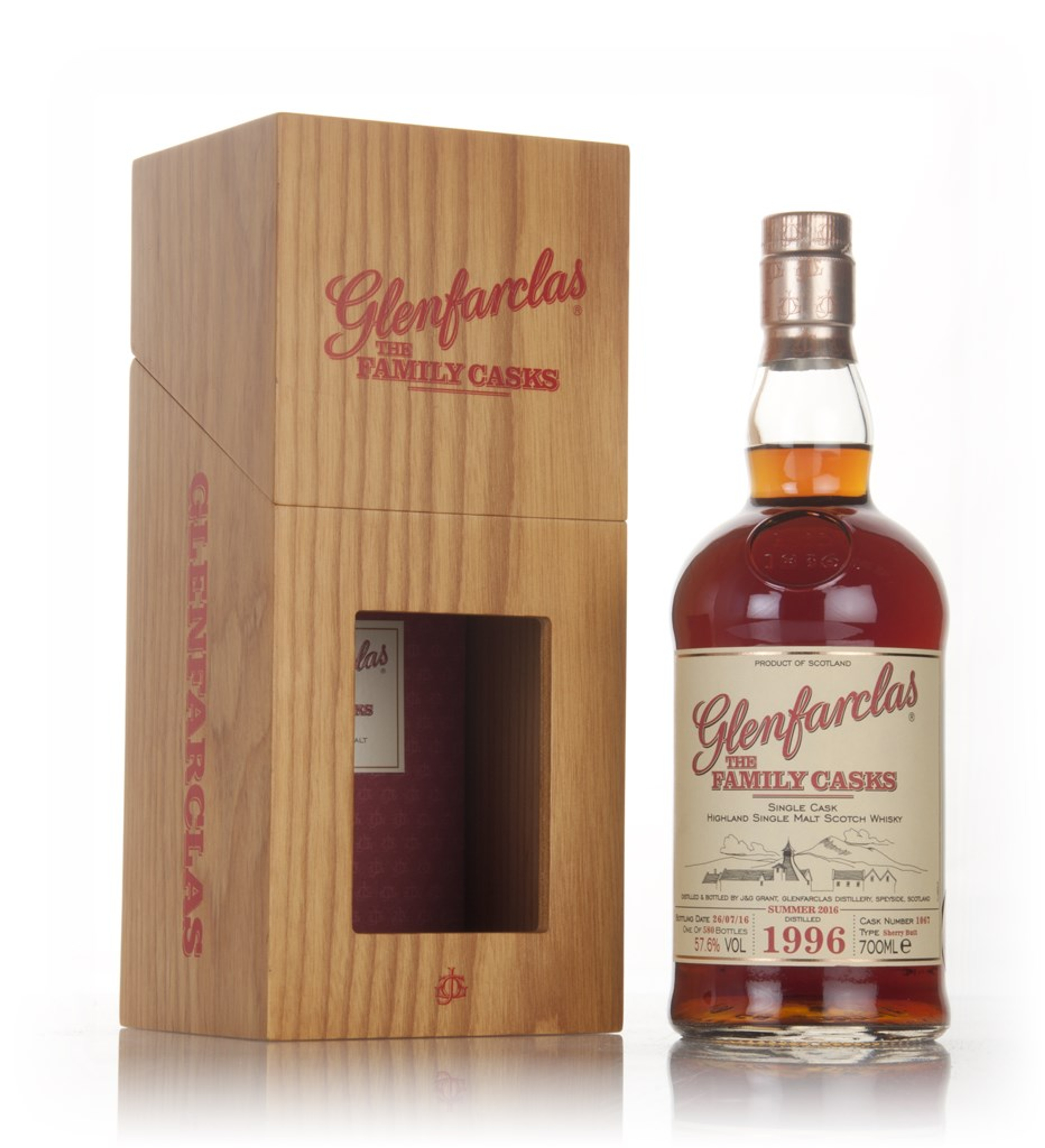 Glenfarclas 1996 (cask 1067) Family Cask Summer 2016 Release 70cl