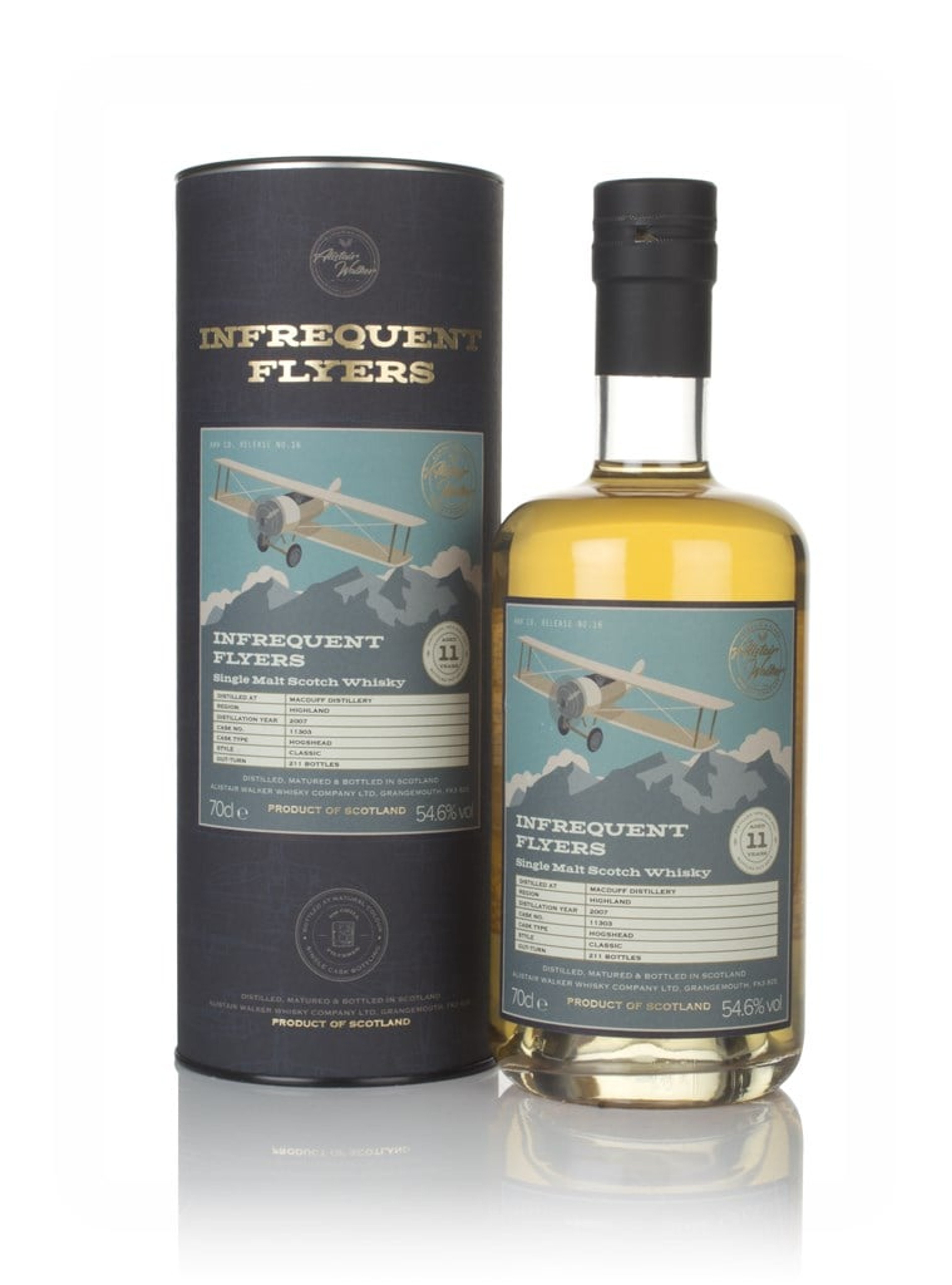 Macduff 11 Year Old 2007 (cask 11303) - Infrequent Flyers (Alistair Walker) 70cl