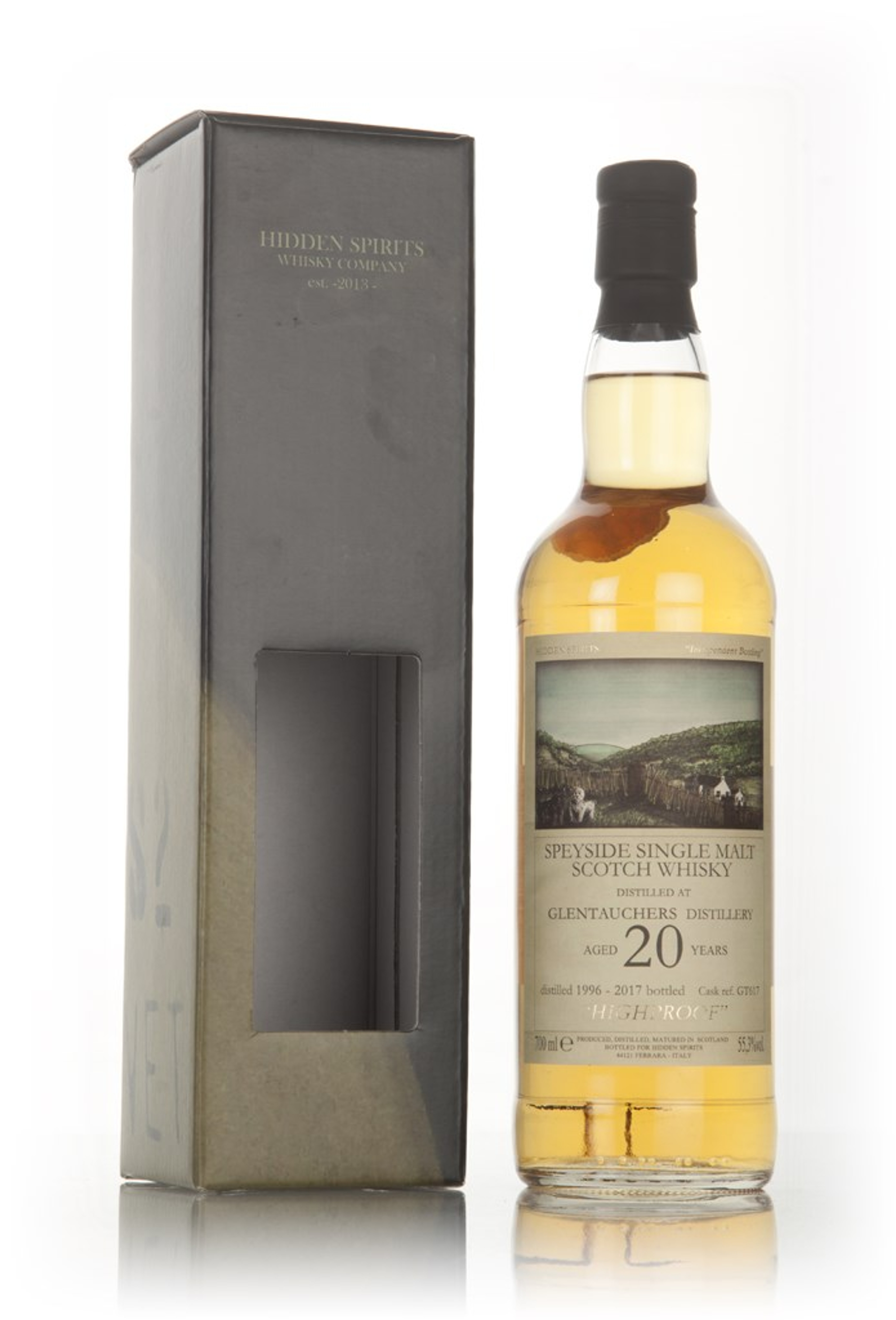 Glentauchers 20 Year Old 1996 (cask GT617) - Hidden Spirits 70cl
