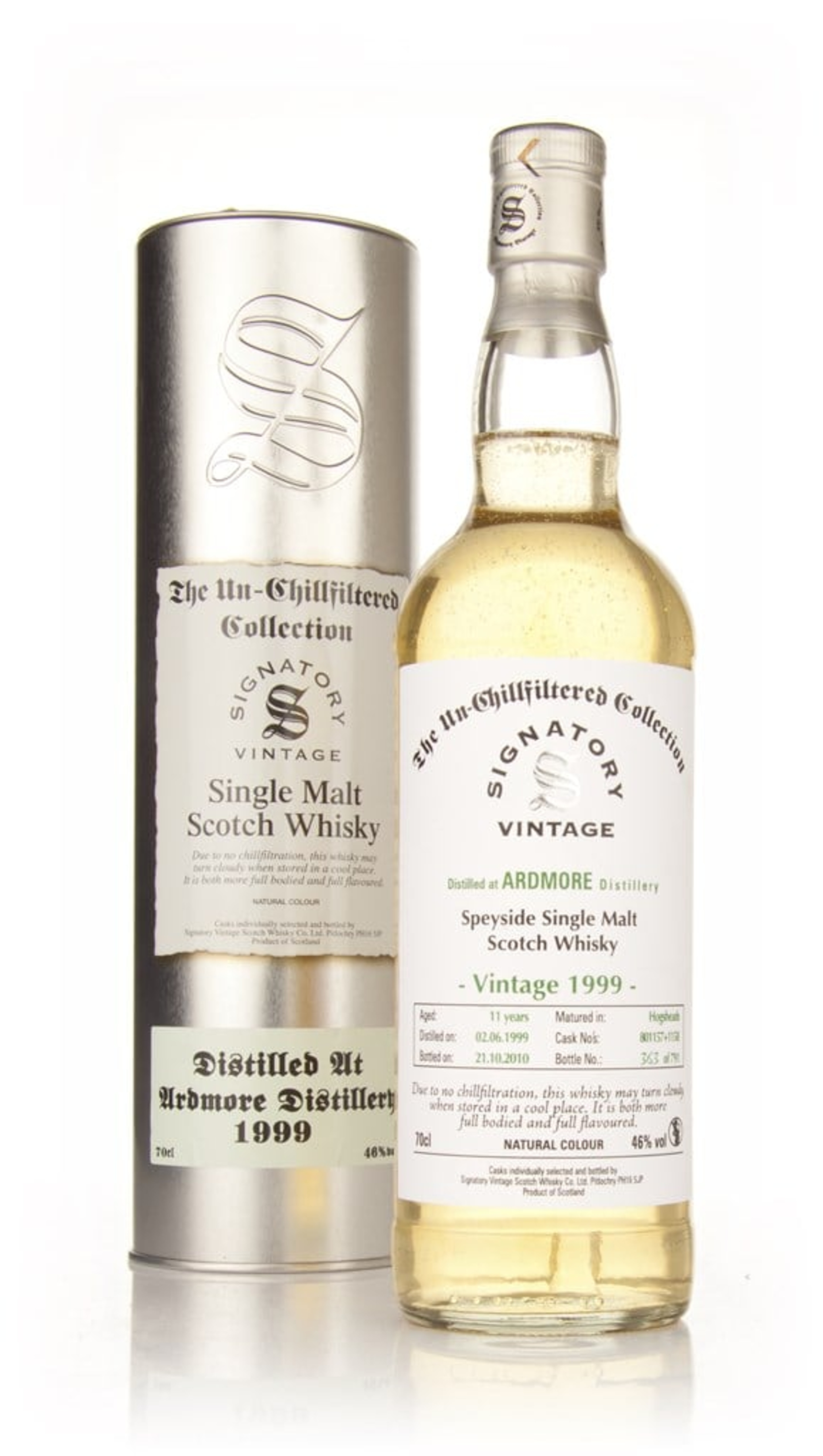 Ardmore 11 Year Old 1999 - Un-Chillfiltered (Signatory) 70cl