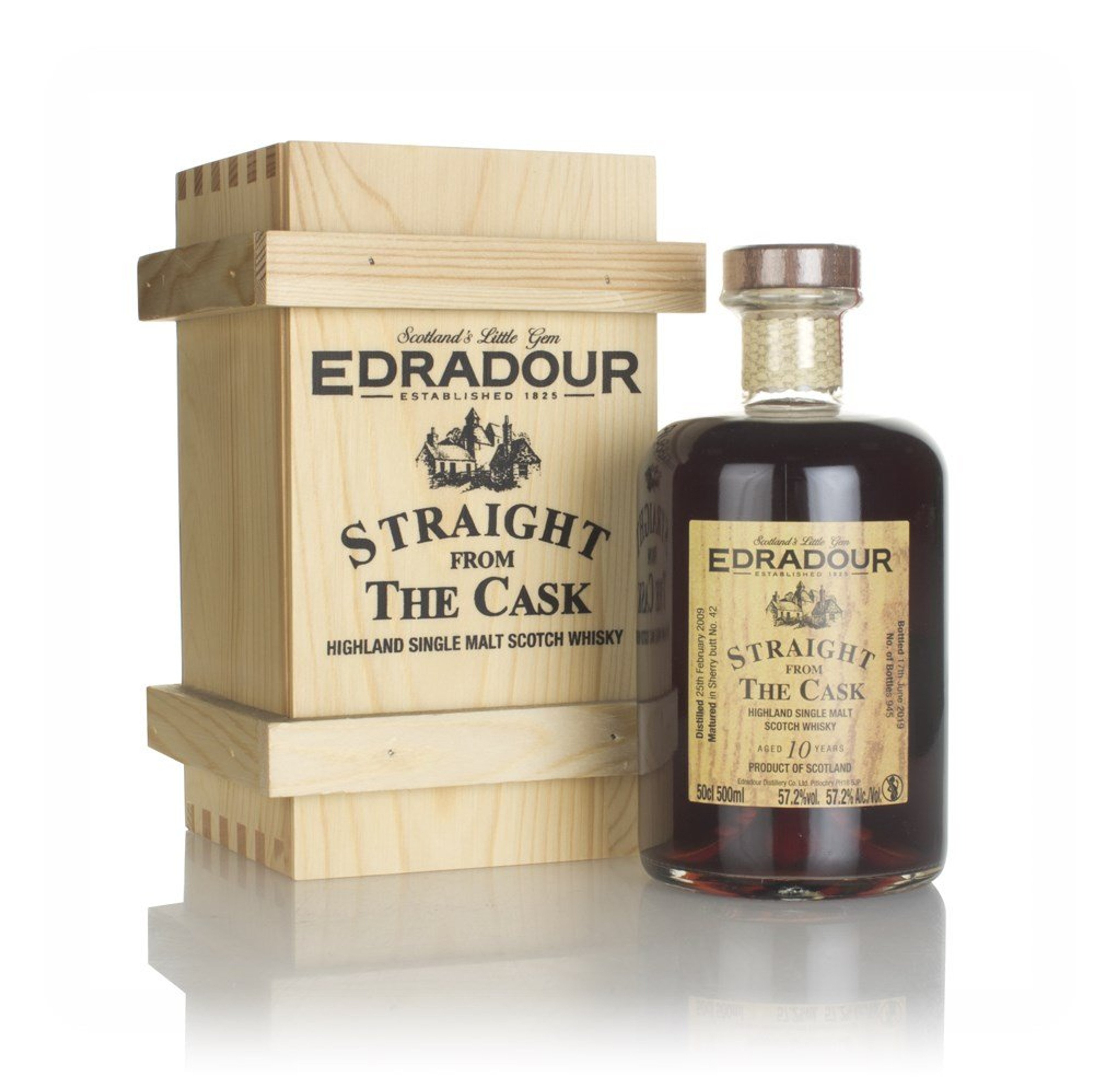 Edradour 10 Year Old 2009 (cask 42) - Straight From The Cask 50cl