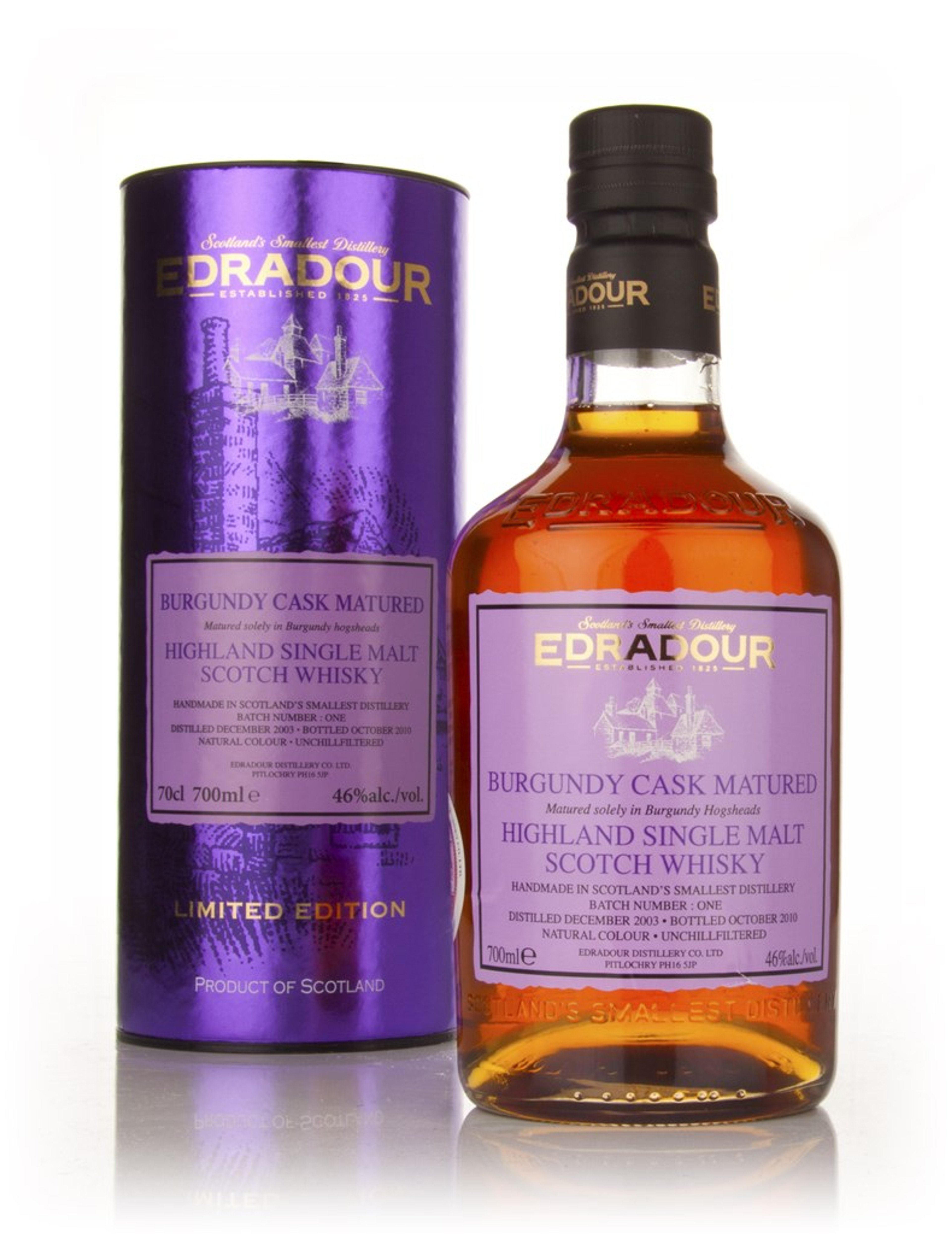 Edradour 2003 Burgundy Cask Matured - Batch 1 70cl