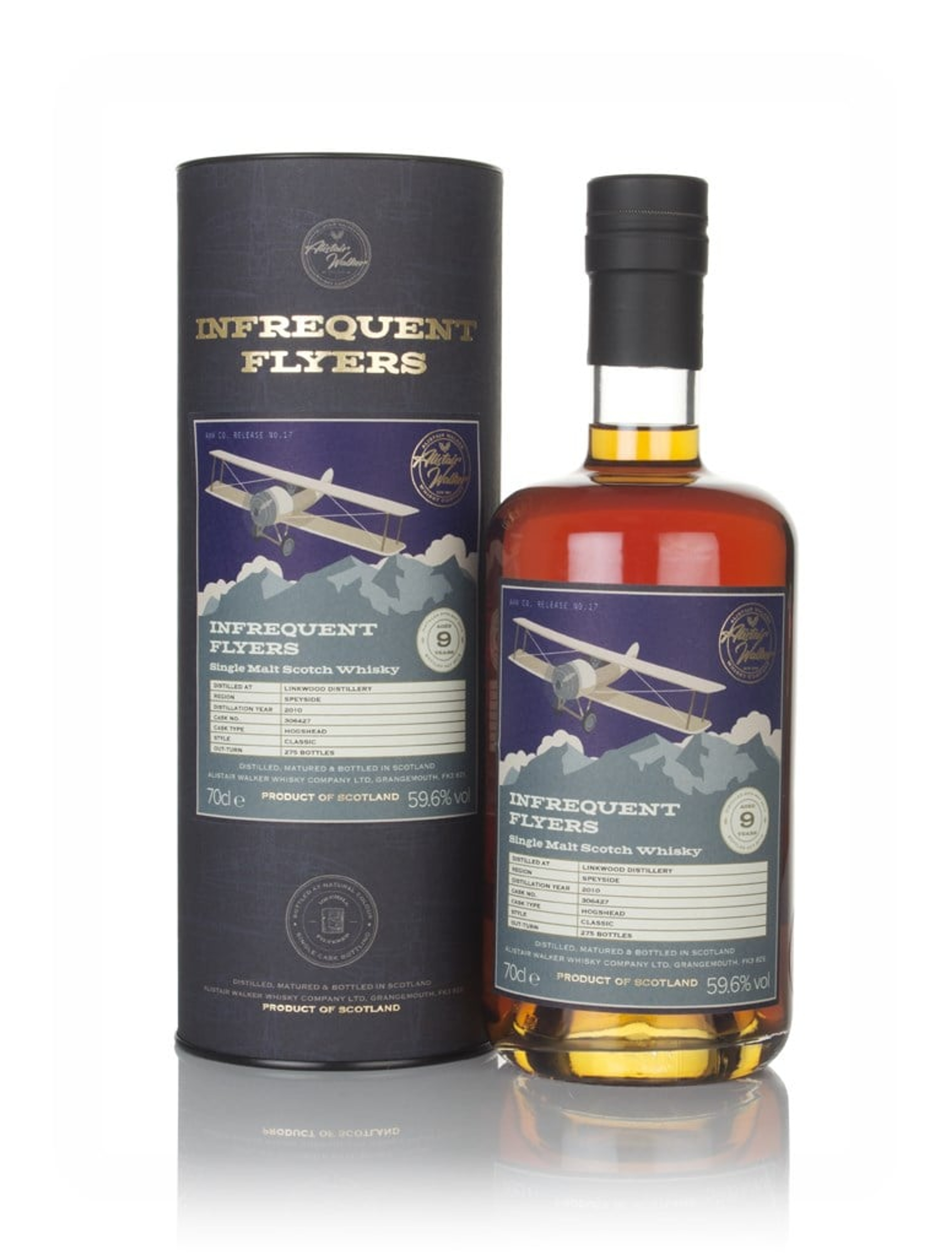 Linkwood 9 Year Old 2010 (cask 306427) - Infrequent Flyers (Alistair Walker) 70cl