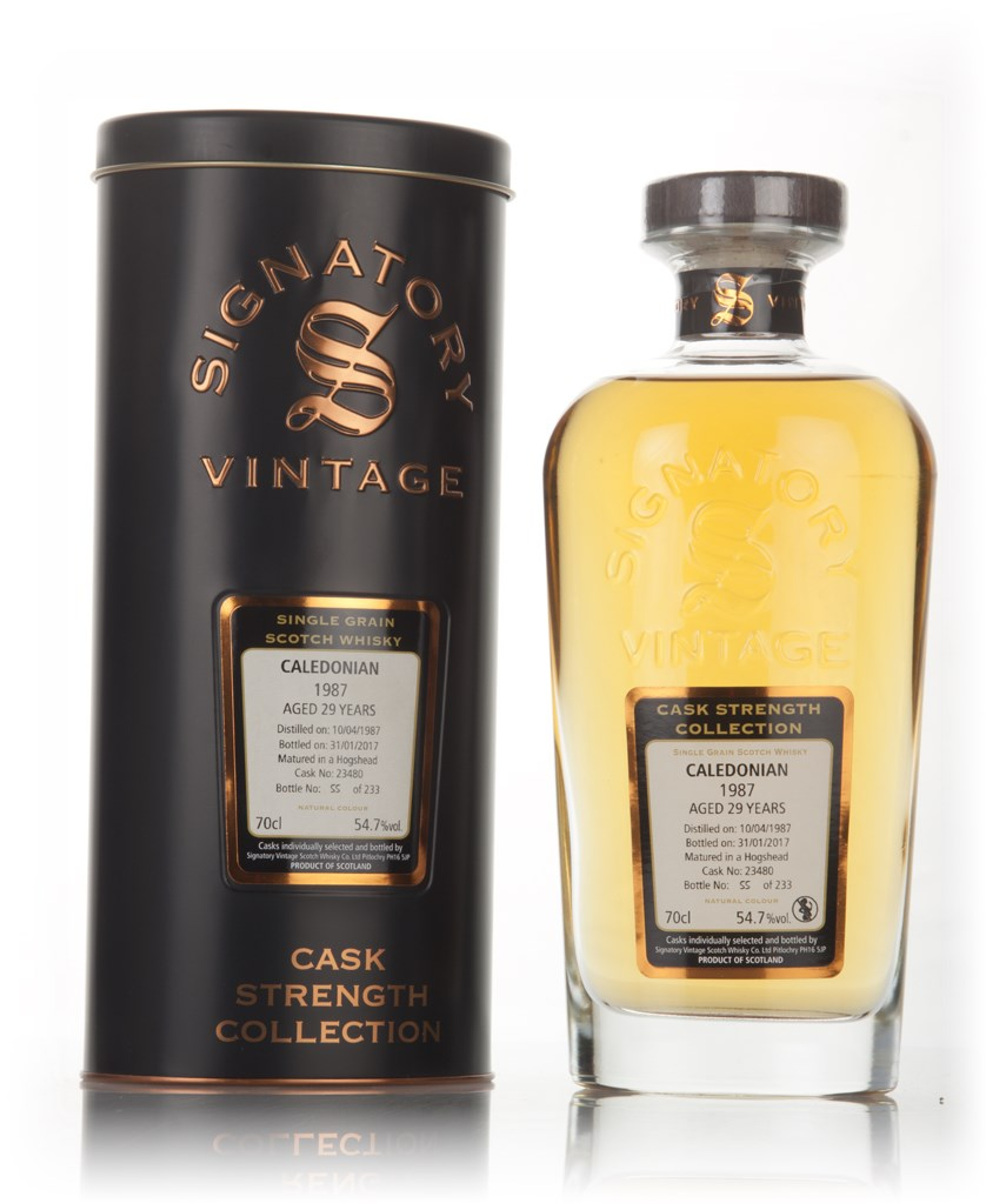 Caledonian 29 Year Old 1987 (cask 23480) - Cask Strength Collection (Signatory) 70cl