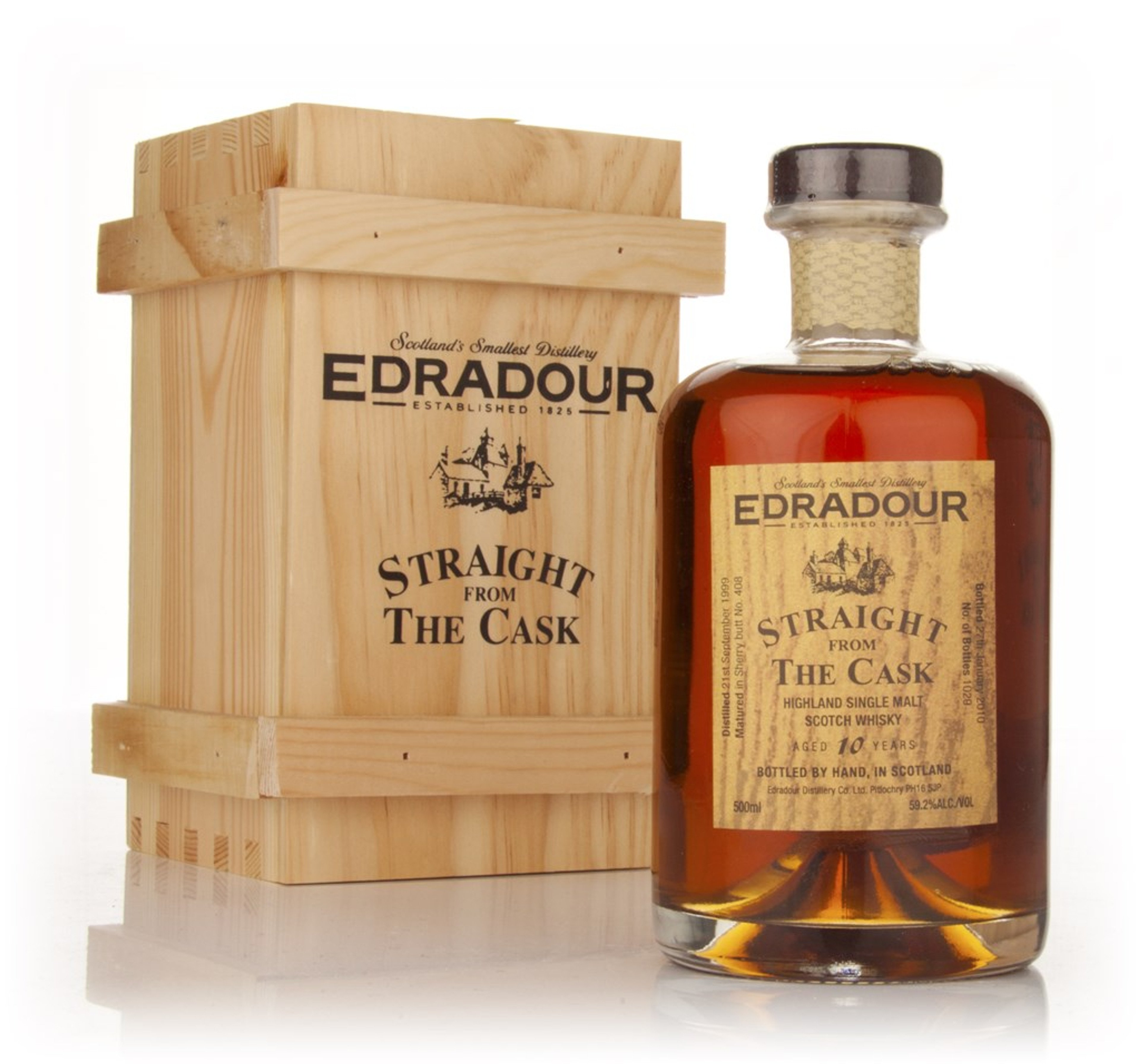 Edradour 10 Year Old 1999 (cask 408) - Straight from the Cask 50cl