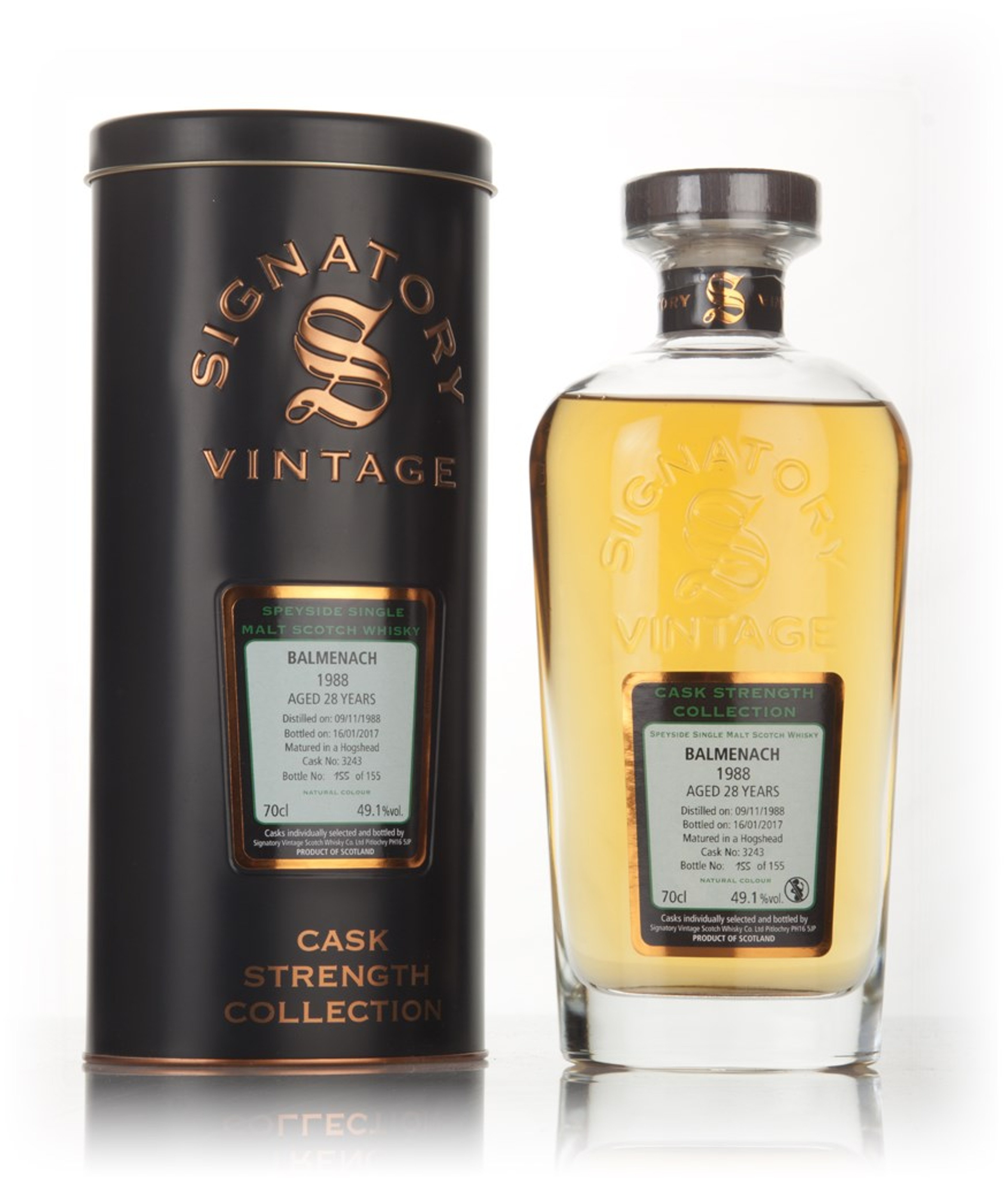 Balmenach 28 Year Old 1988 (cask 3243) - Cask Strength Collection (Signatory) 70cl