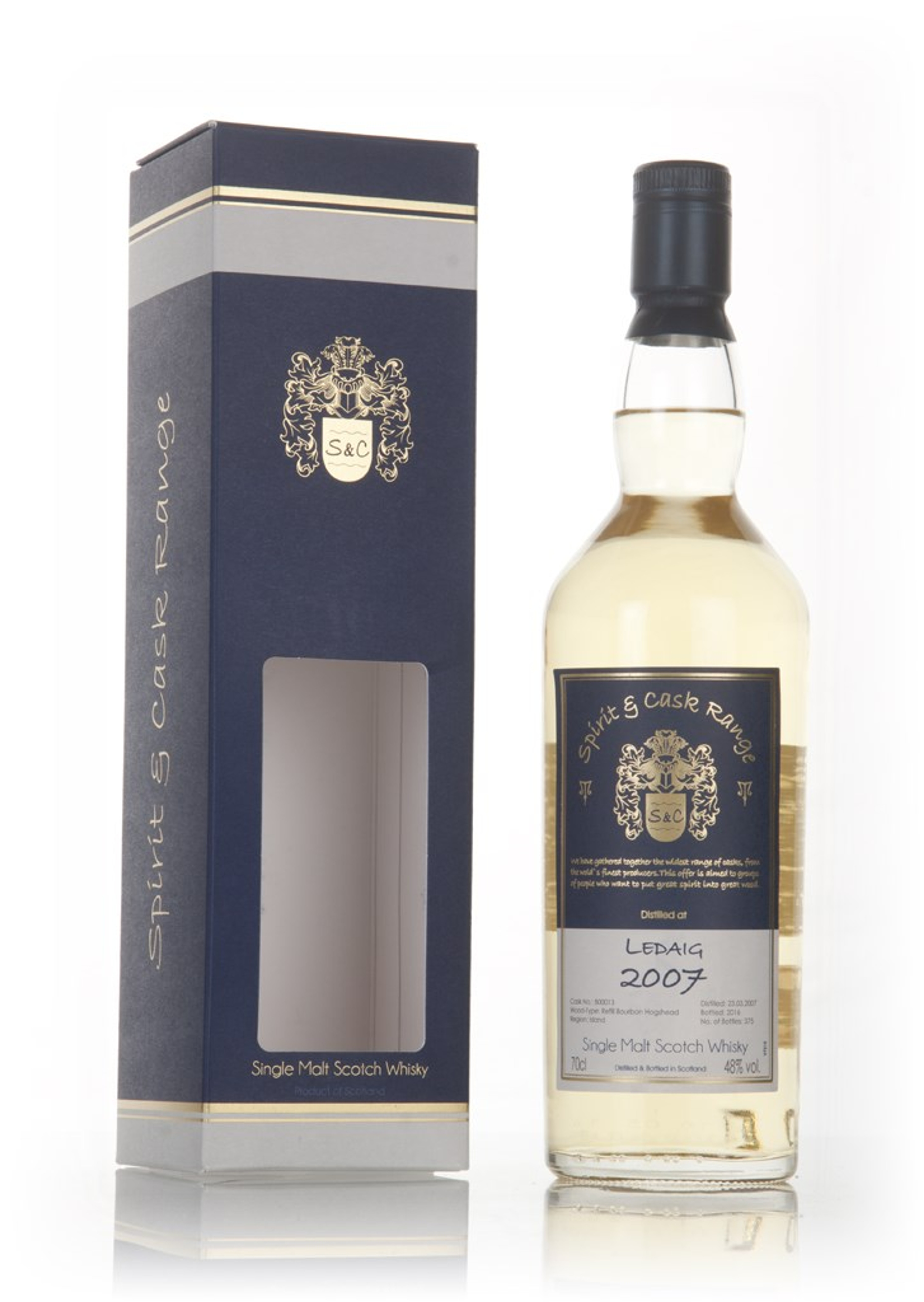 Ledaig 2007 (cask 800013) - Spirit & Cask Range 70cl