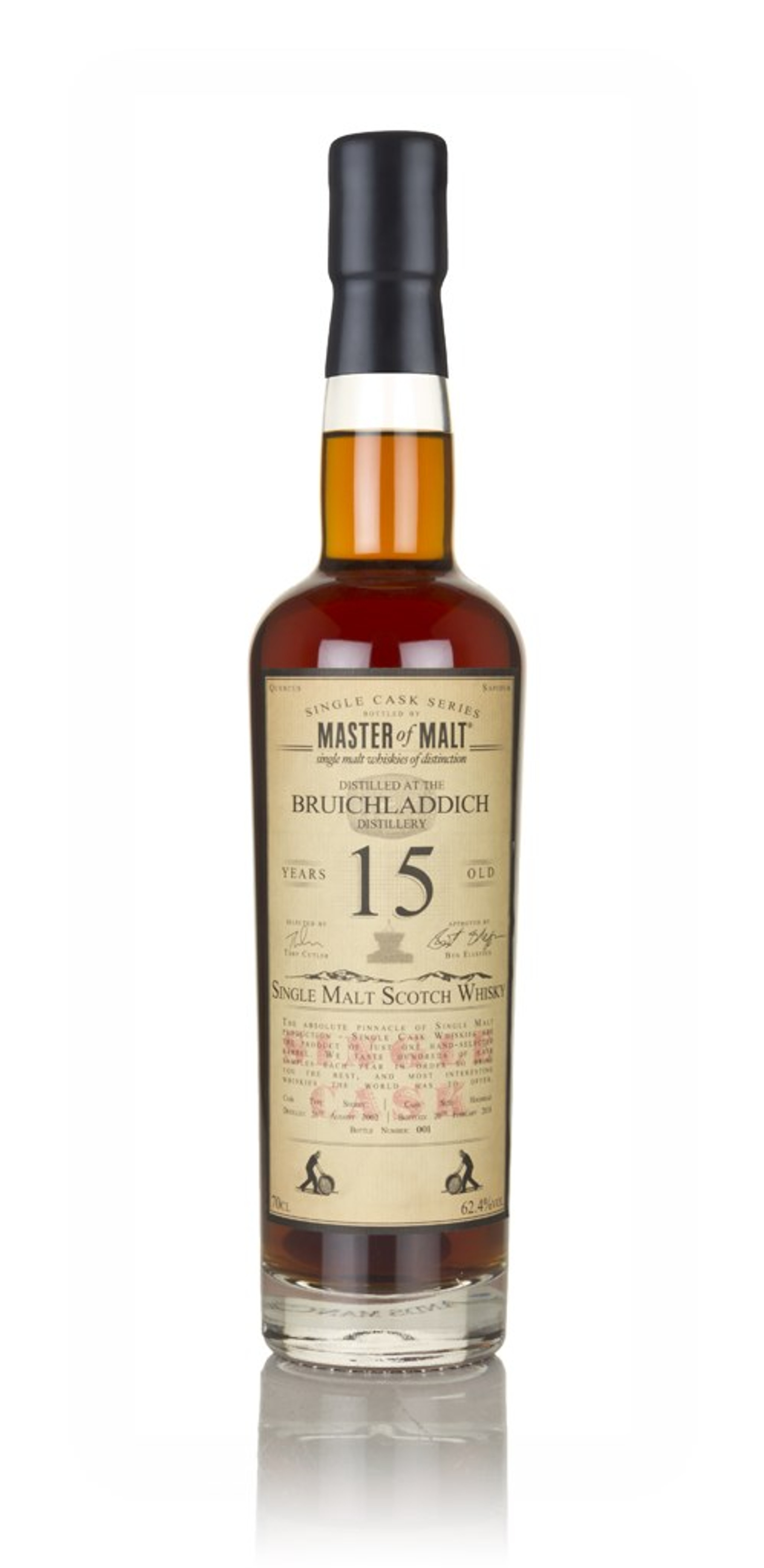 Bruichladdich 15 Year Old 2002 - Single Cask (Master of Malt) 70cl