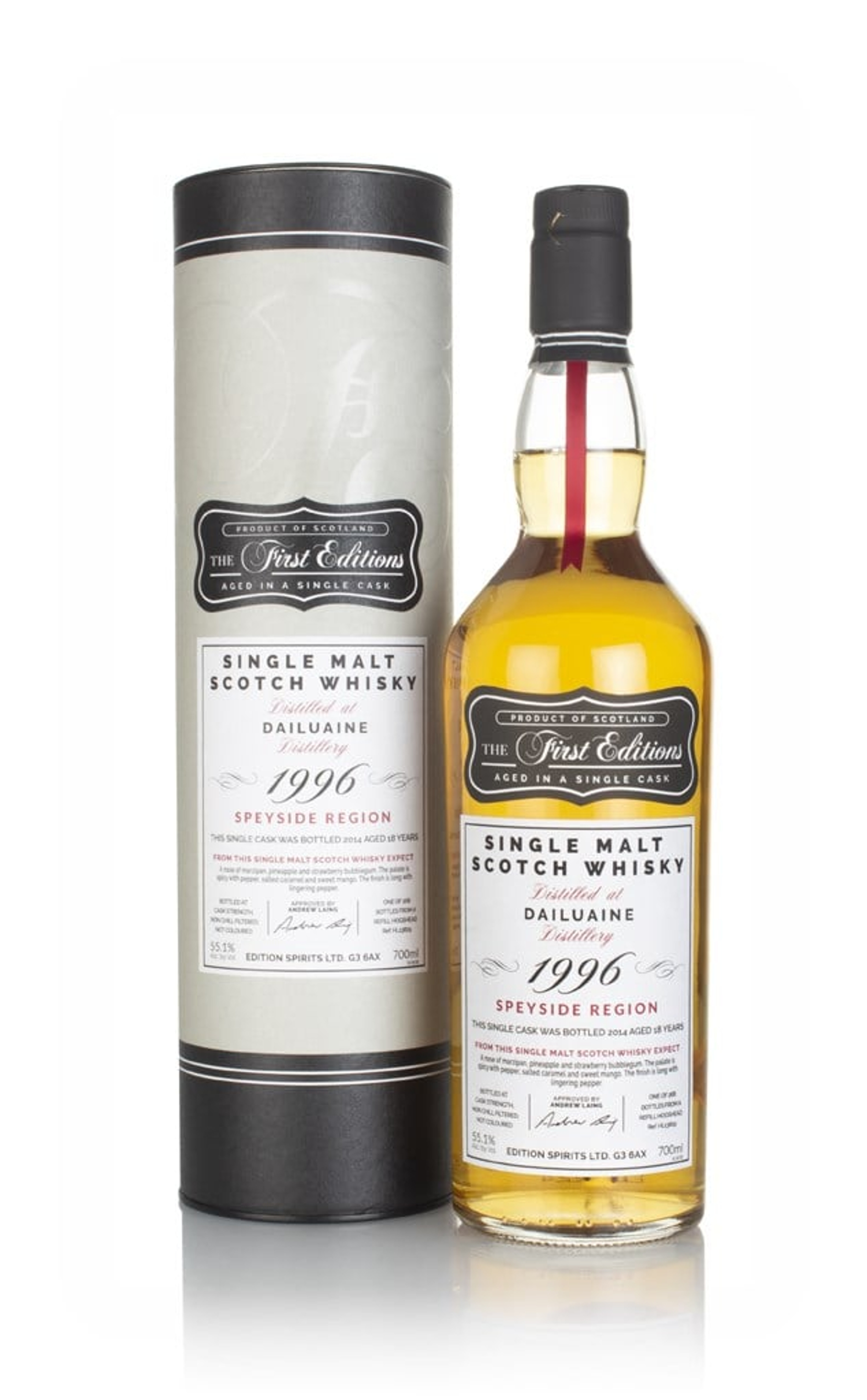 Dailuaine 18 Year Old 1996 (cask 13829) - The First Editions (Hunter Laing) 70cl
