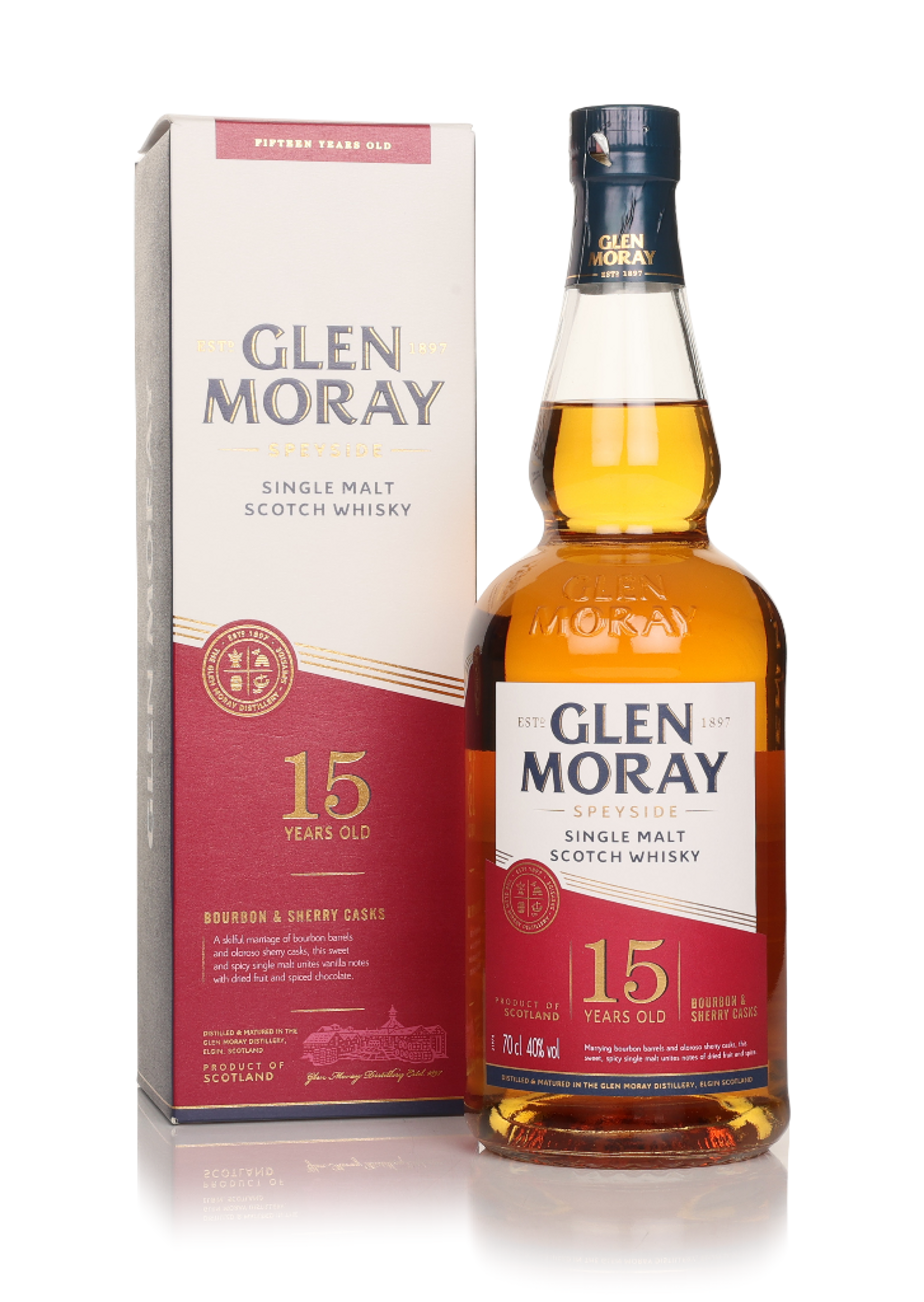 Glen Moray 21 Year Old Portwood Finish - Elgin Heritage 70cl