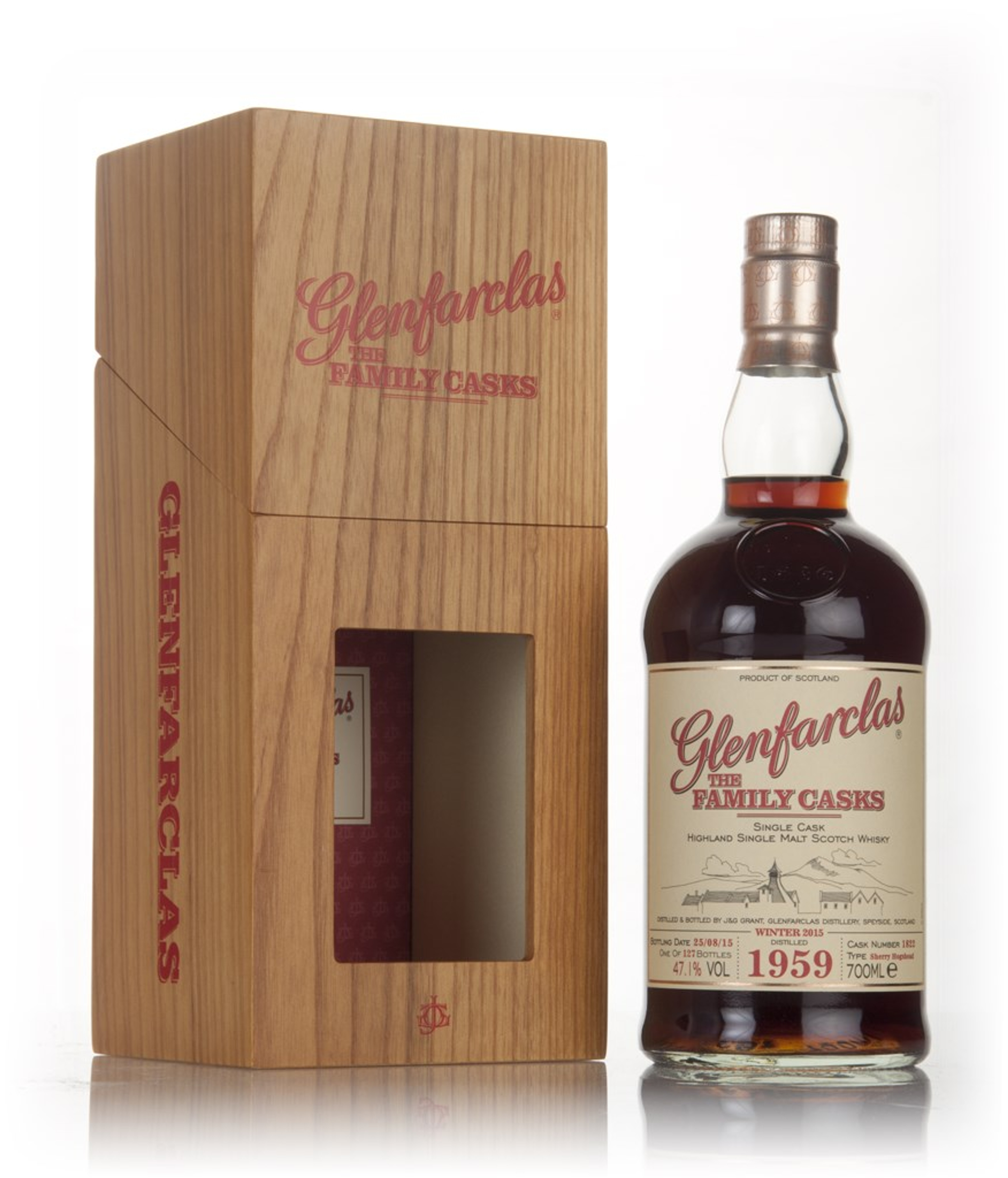 Glenfarclas 1959 (cask 1822) Family Cask Winter 2015 Release 70cl