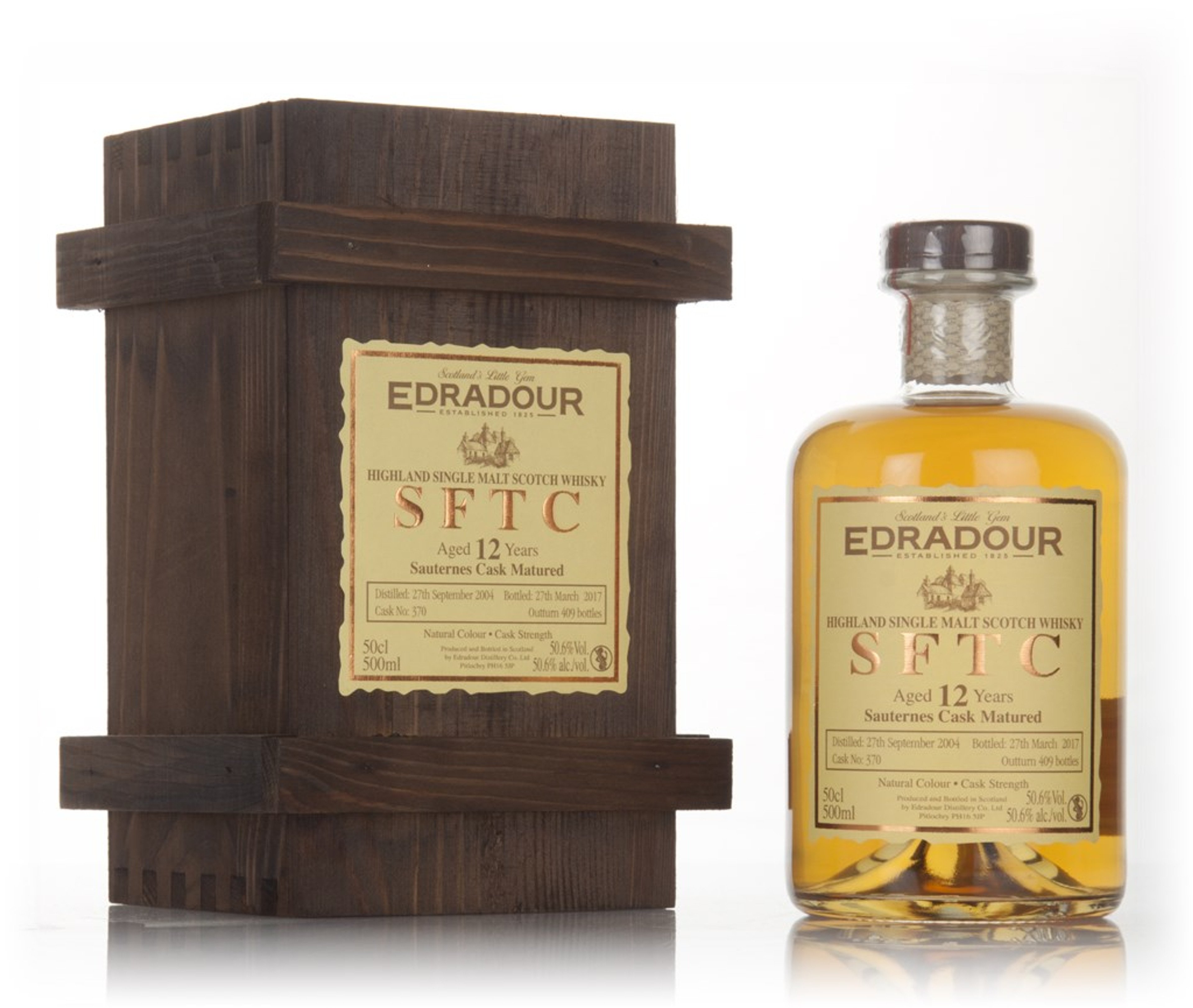Edradour 12 Year Old 2004 (cask 370) - Straight From The Cask 50cl