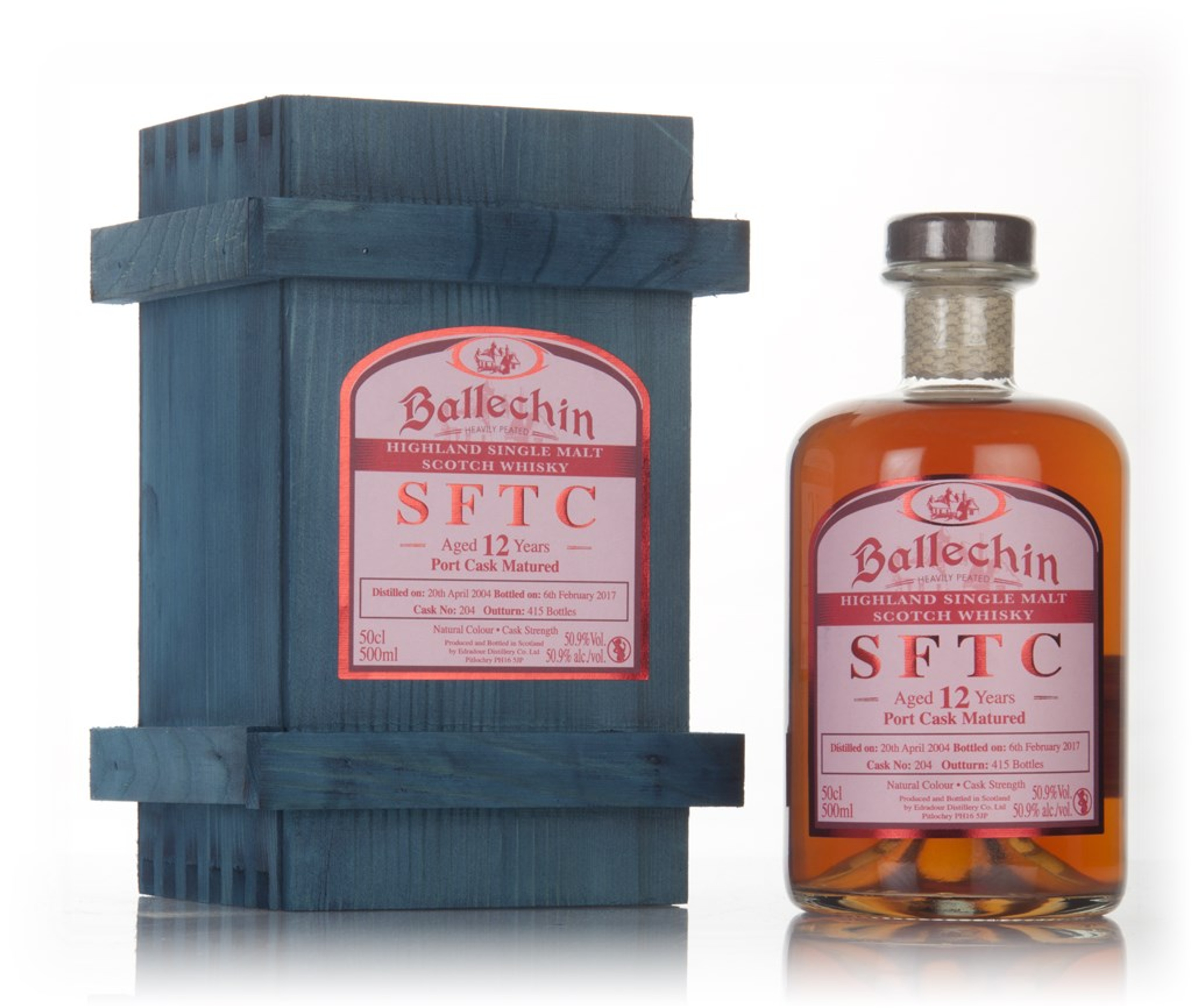 Ballechin 12 Year Old 2004 (cask 204) - Straight From The Cask 50cl