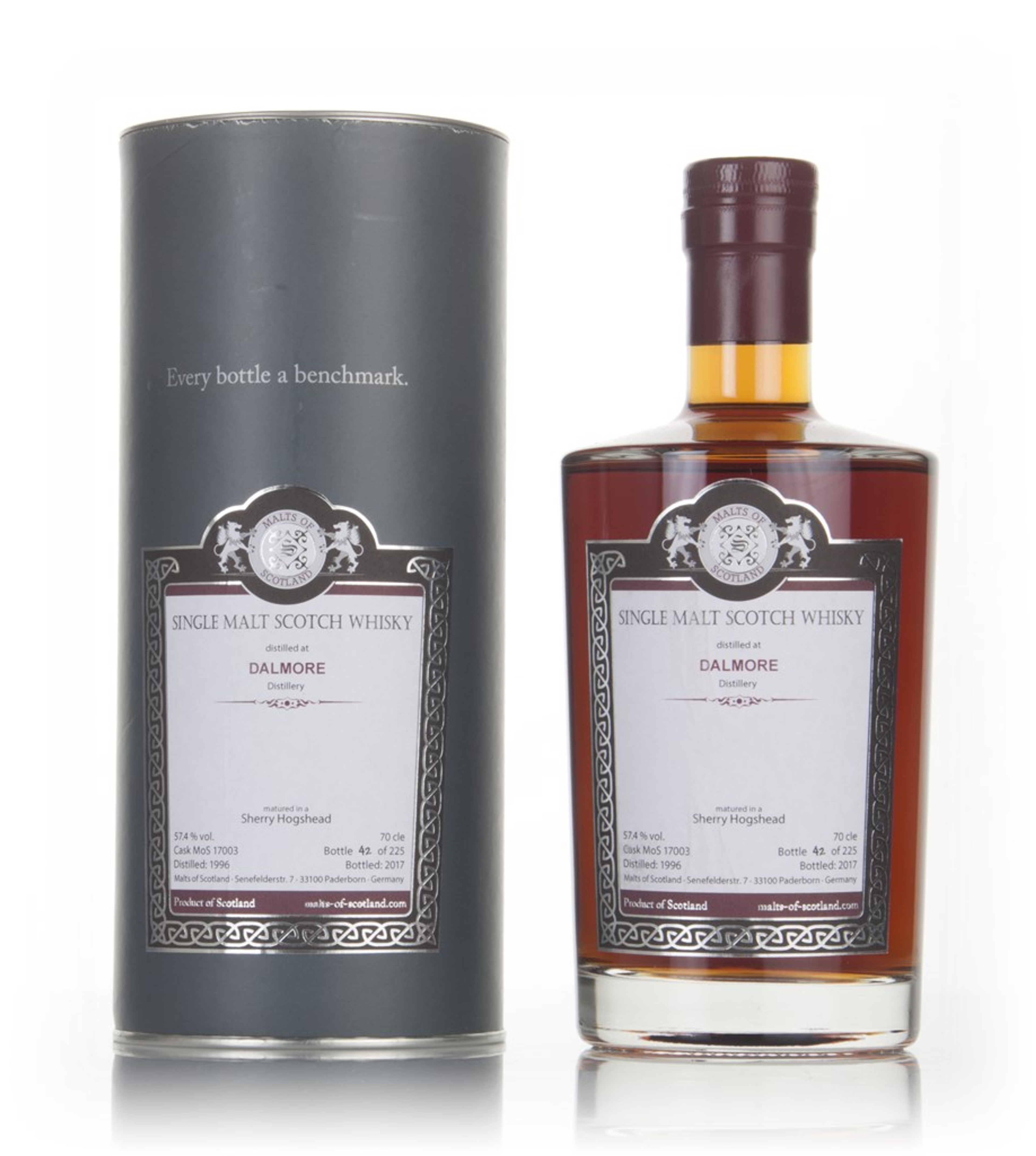 Dalmore 1996 (bottled 2017) (cask 17003) - Malts Of Scotland 70cl