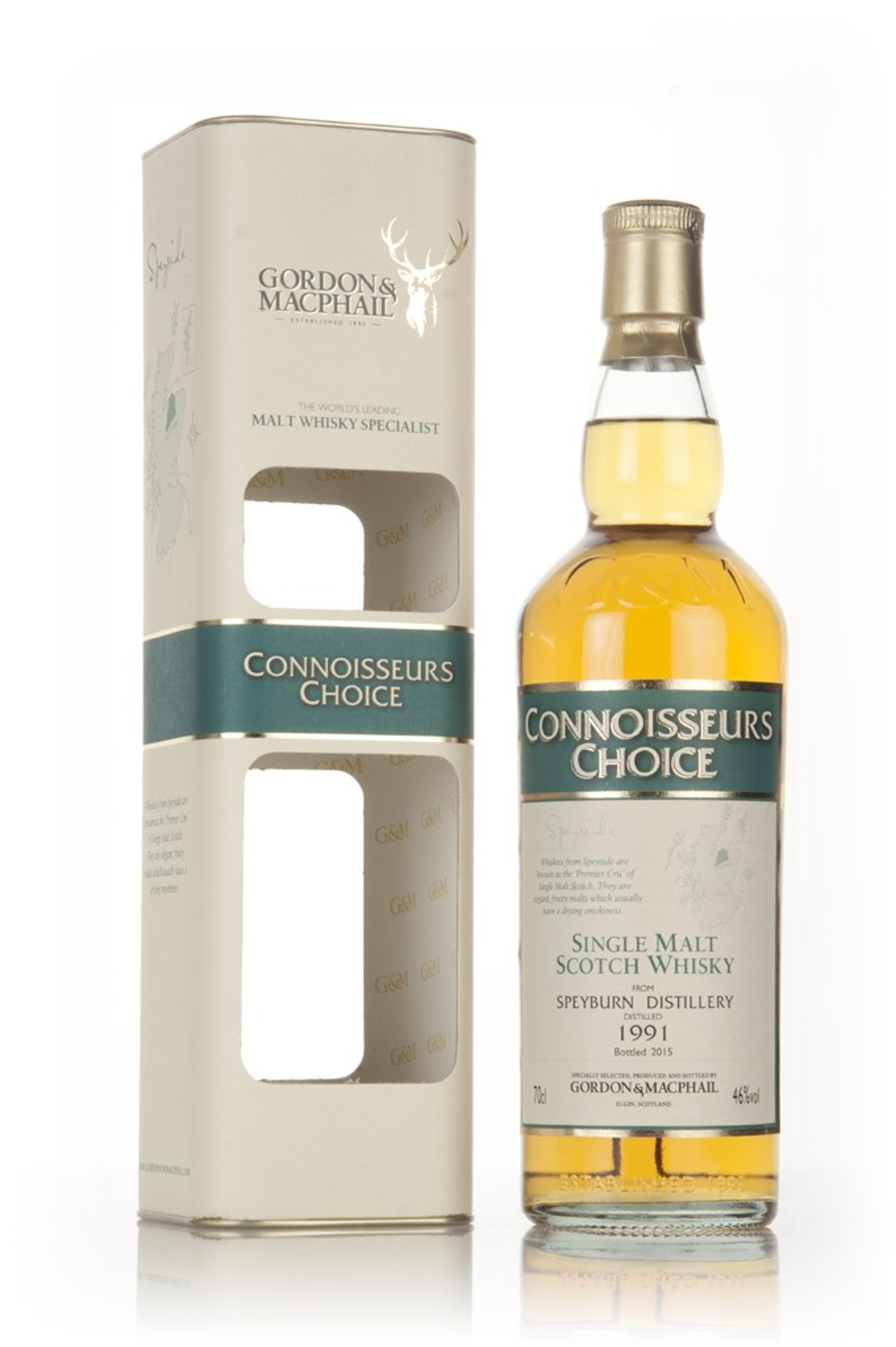 Speyburn 1991 (bottled 2015) - Connoisseurs Choice (Gordon & MacPhail) 70cl