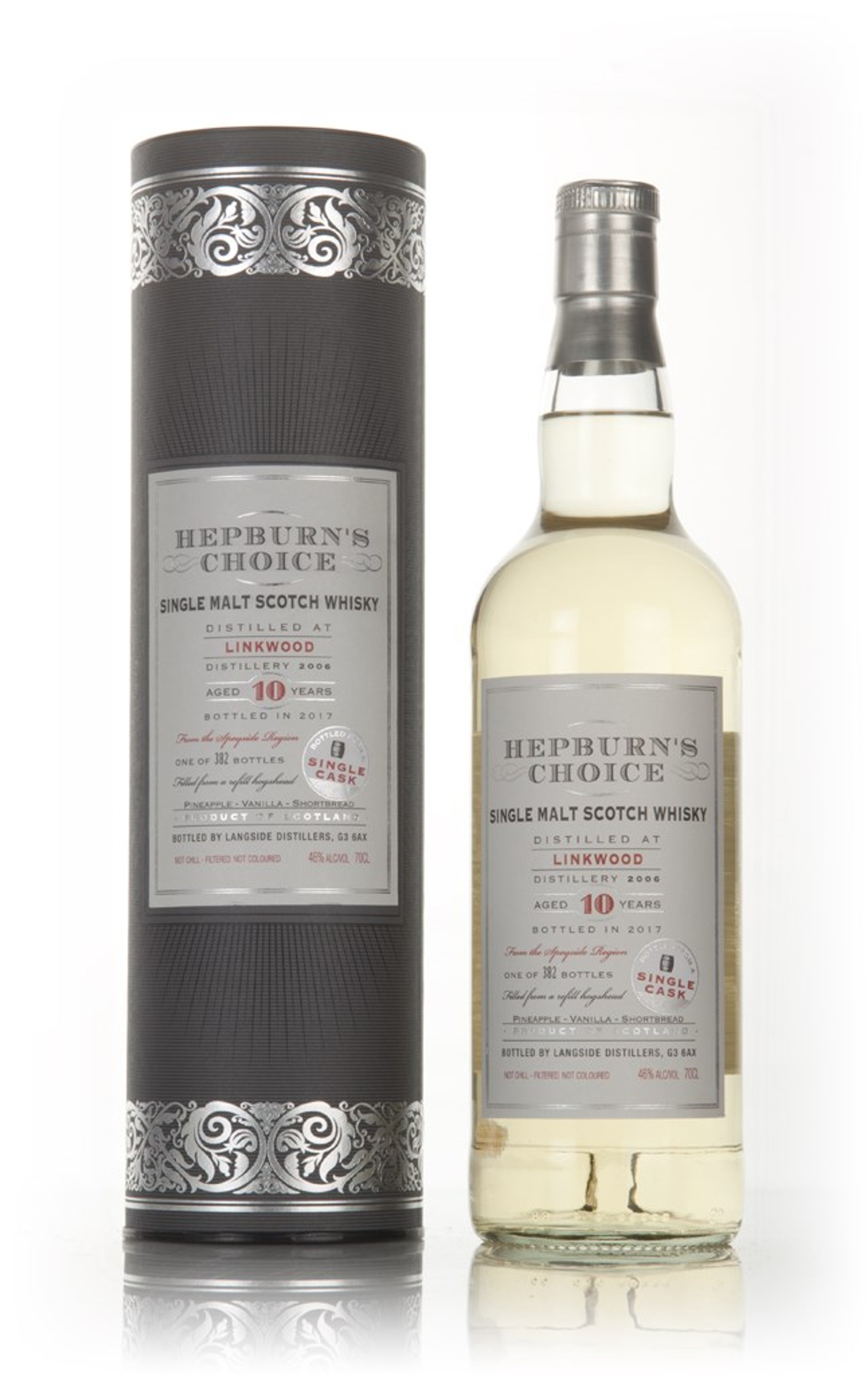 Linkwood 10 Year Old 2006 - Hepburn's Choice (Langside) 70cl