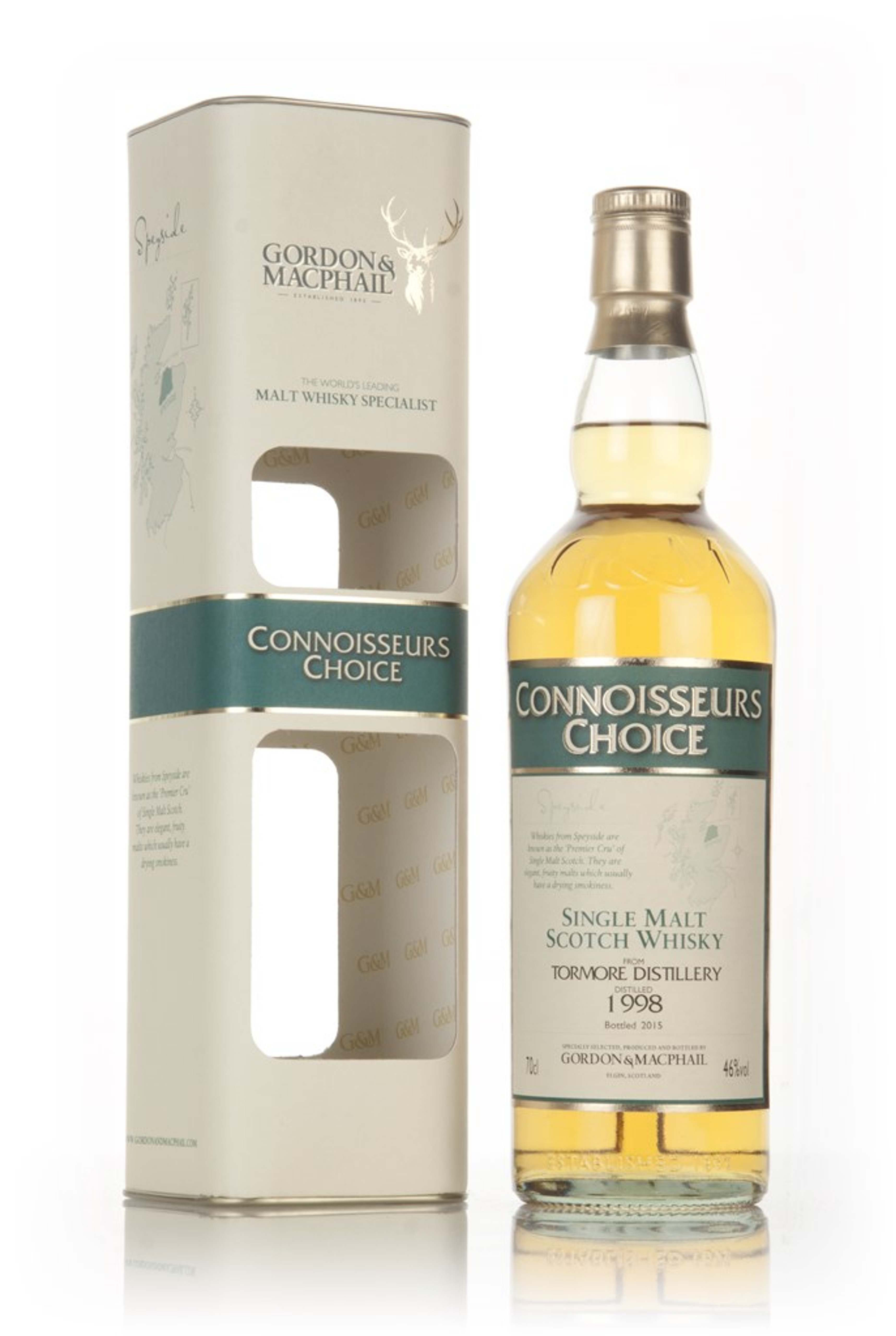 Tormore 1998 (bottled 2015) - Connoisseurs Choice (Gordon & MacPhail) 70cl