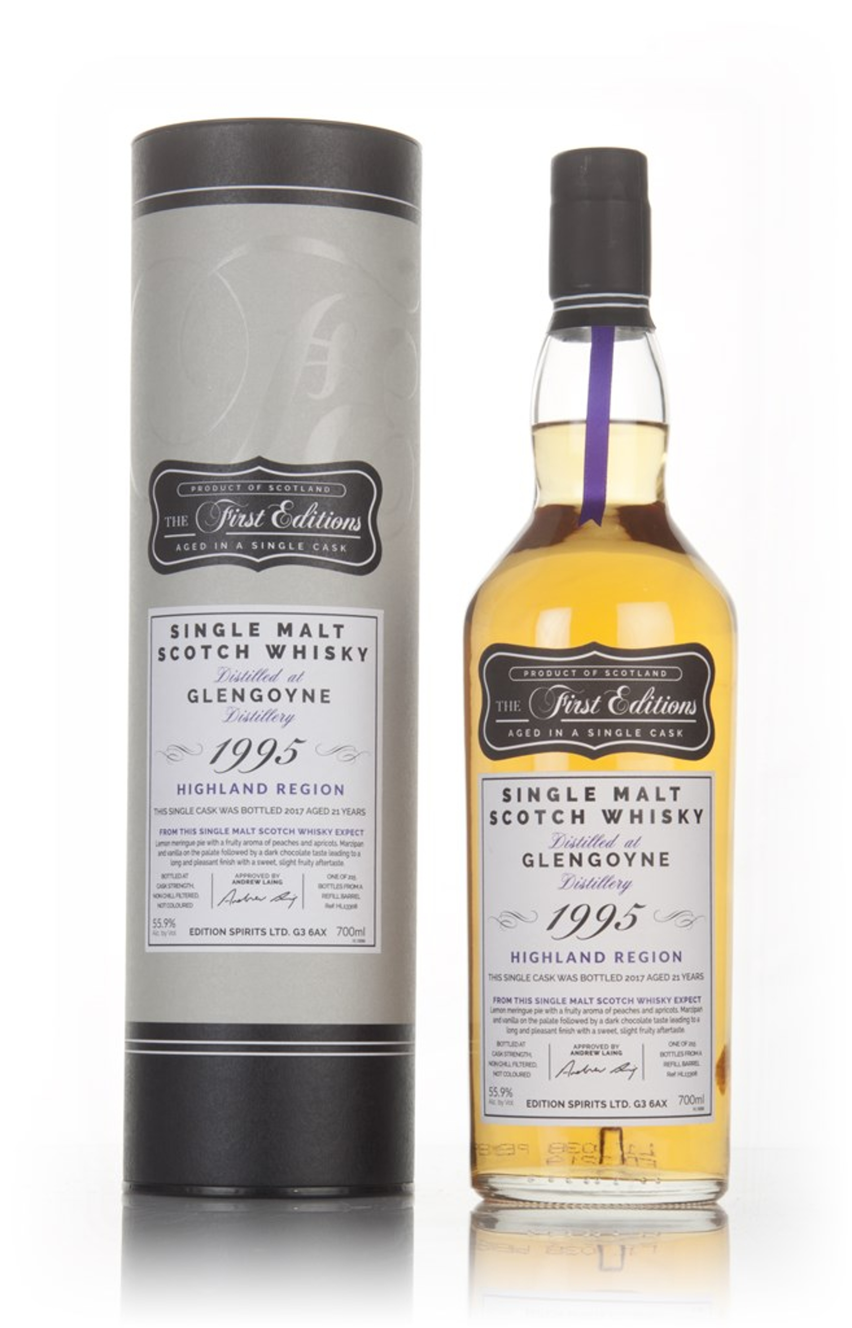 Glengoyne 21 Year Old 1995 (cask 13308) - The First Editions (Hunter Laing) 70cl