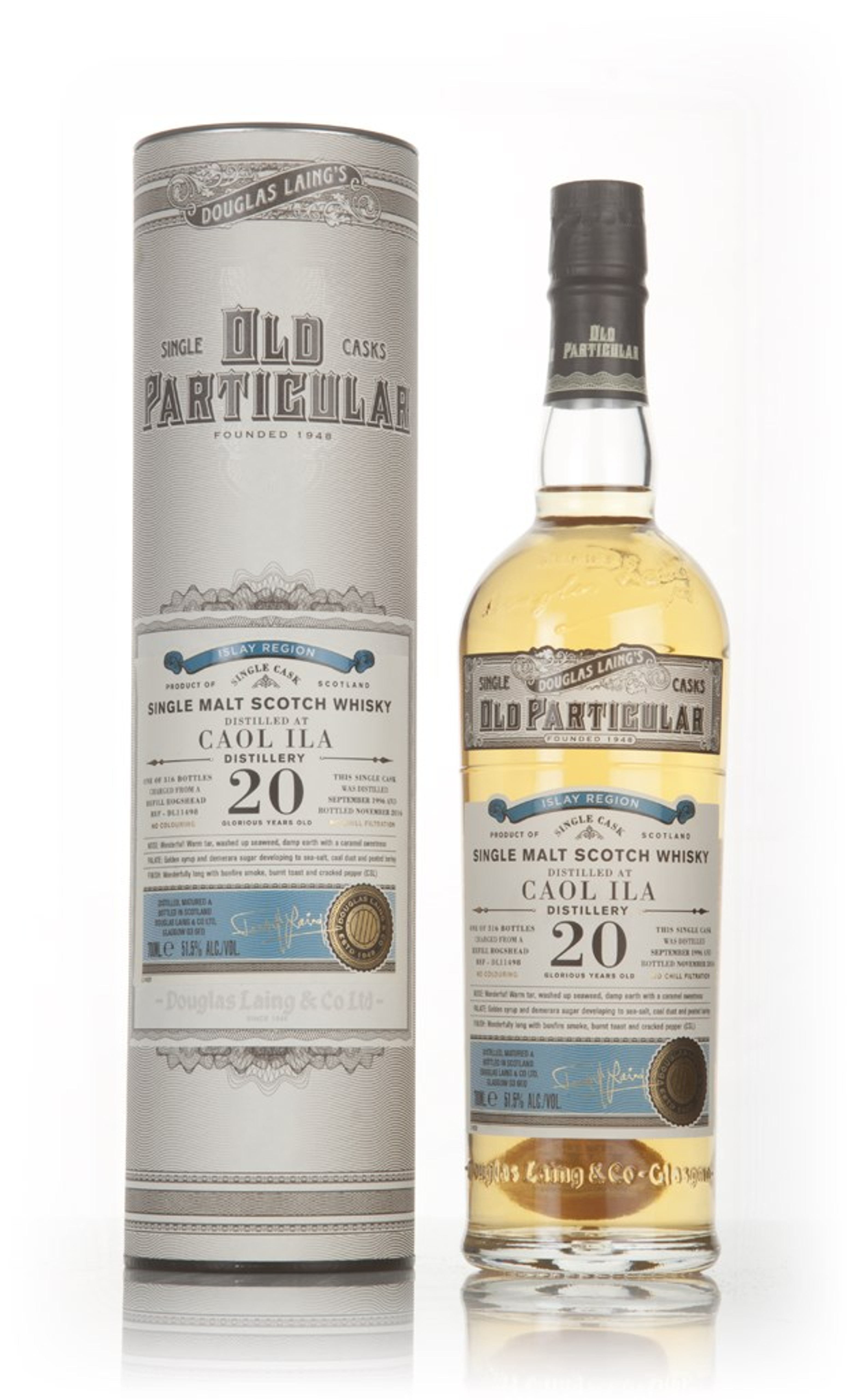 Caol Ila 20 Year Old 1996 (cask 11498) - Old Particular (Douglas Laing) 70cl