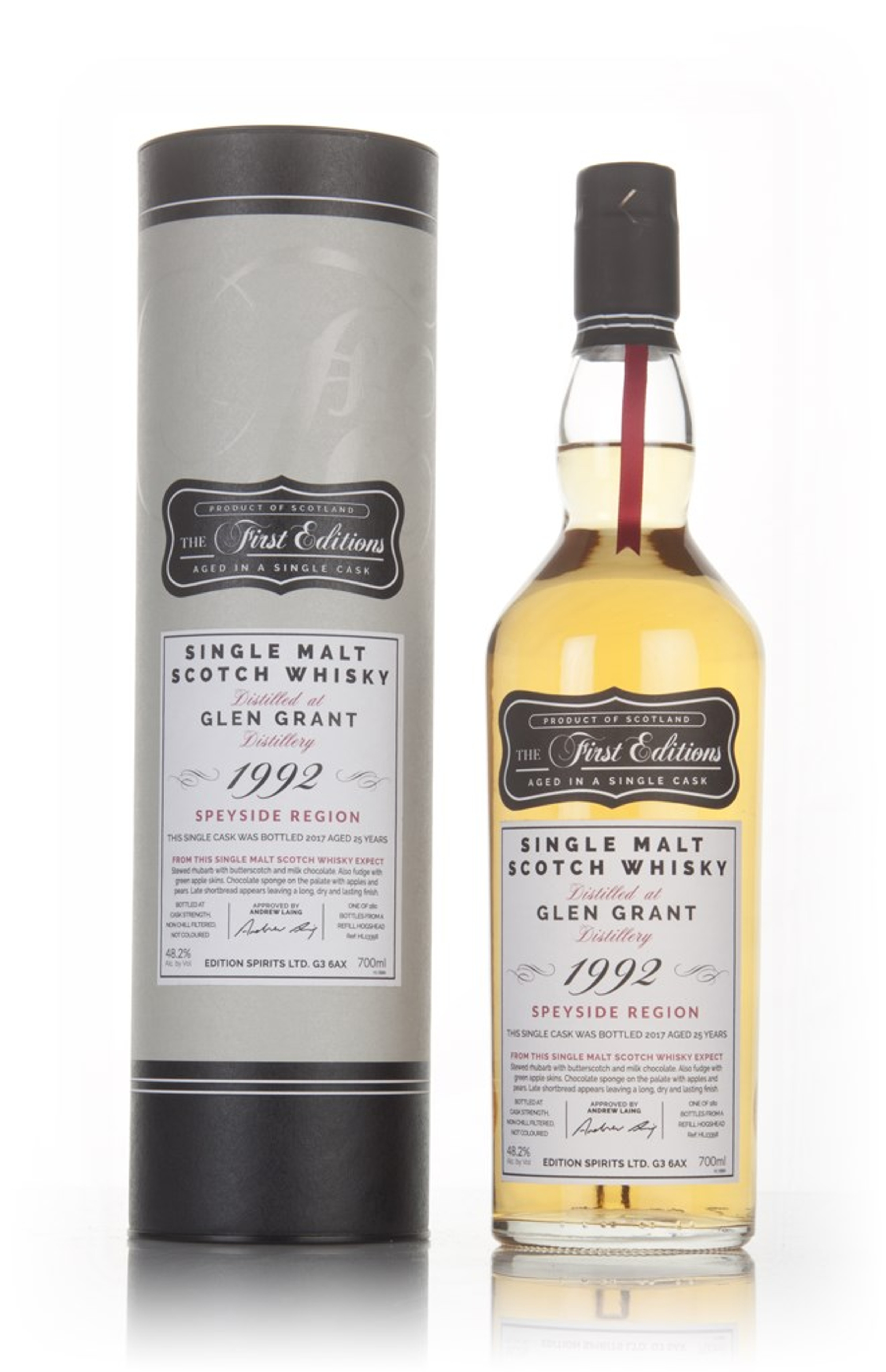 Glen Grant 25 Year Old 1992 (cask 13358) - The First Editions (Hunter Laing) 70cl