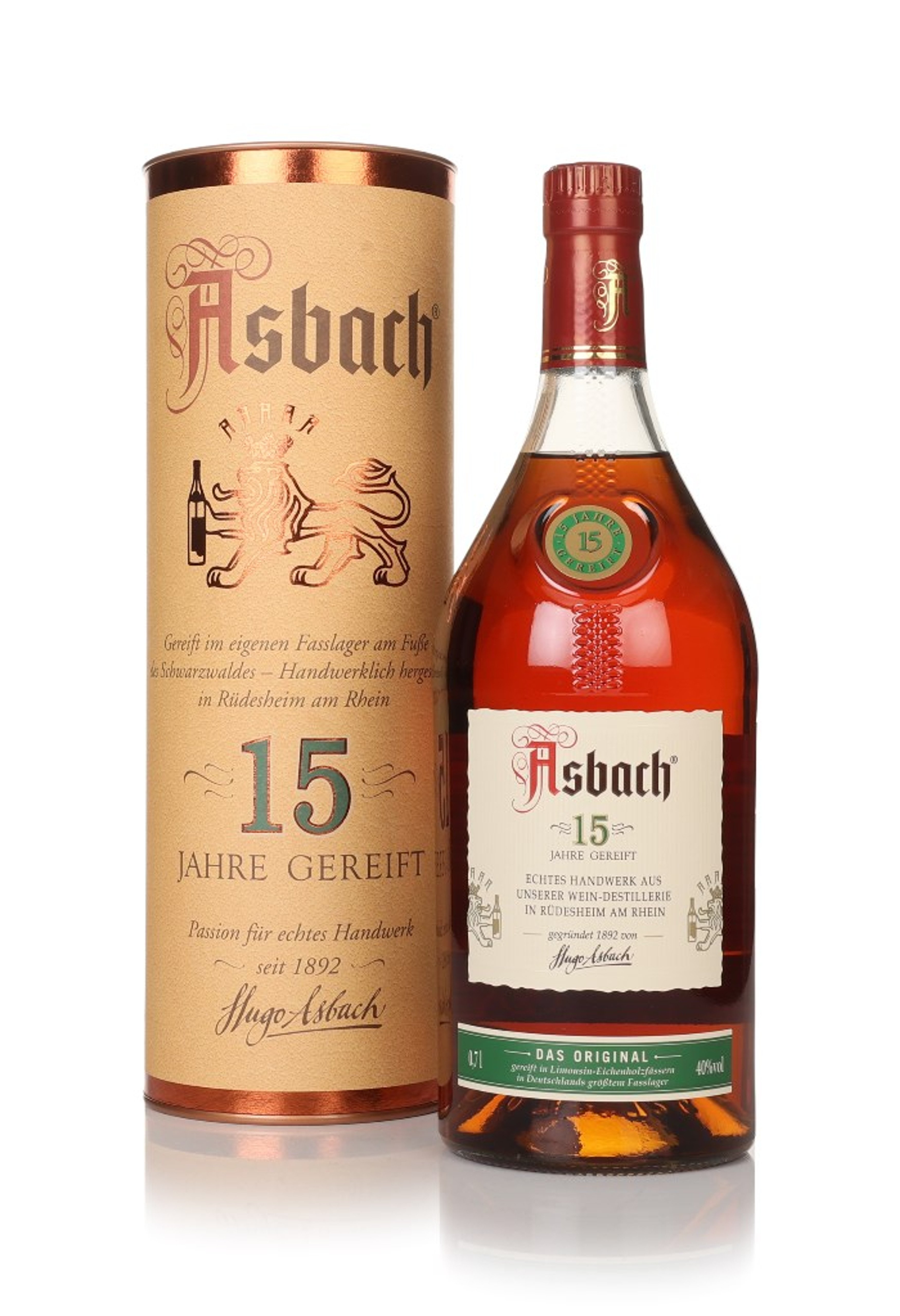 Asbach 15 Year Old (40%) 70cl