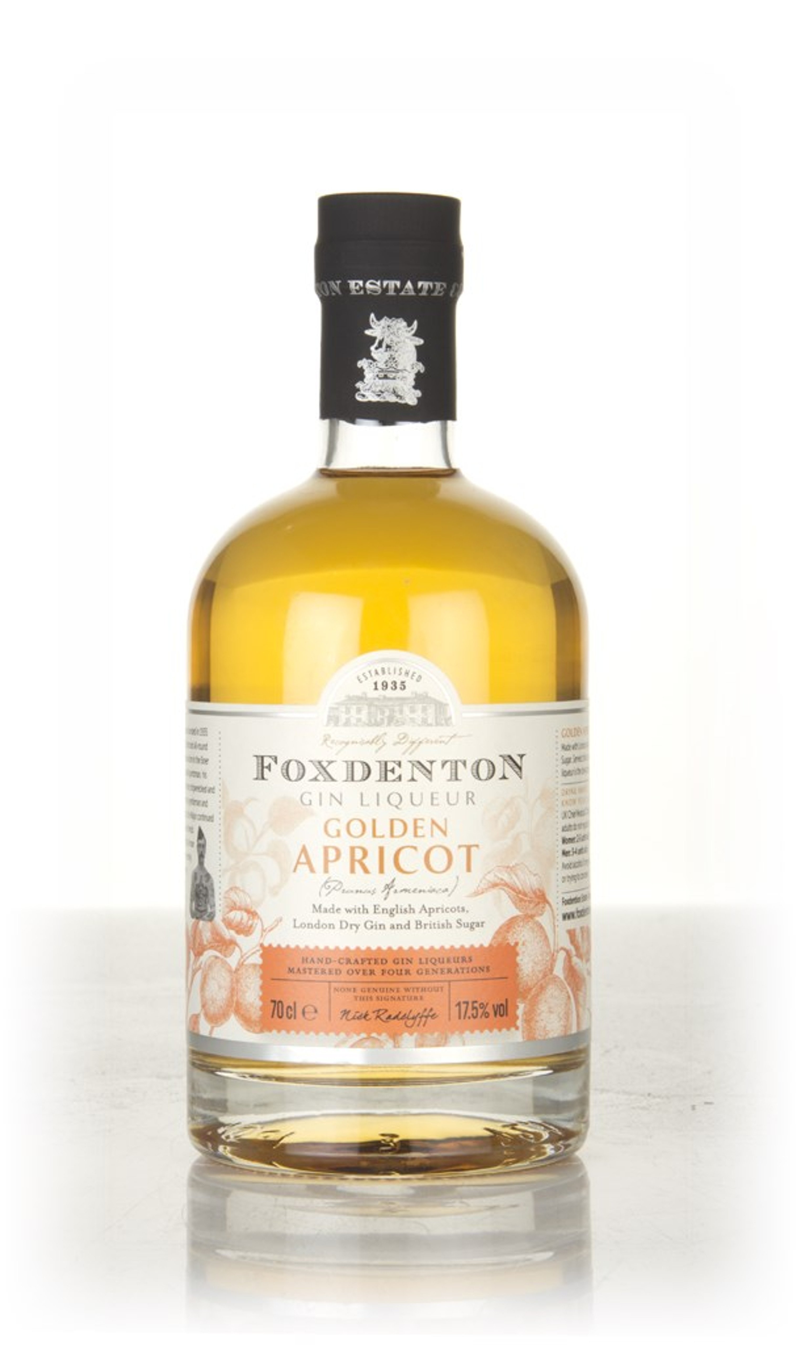 Foxdenton Golden Apricot Liqueur 70cl