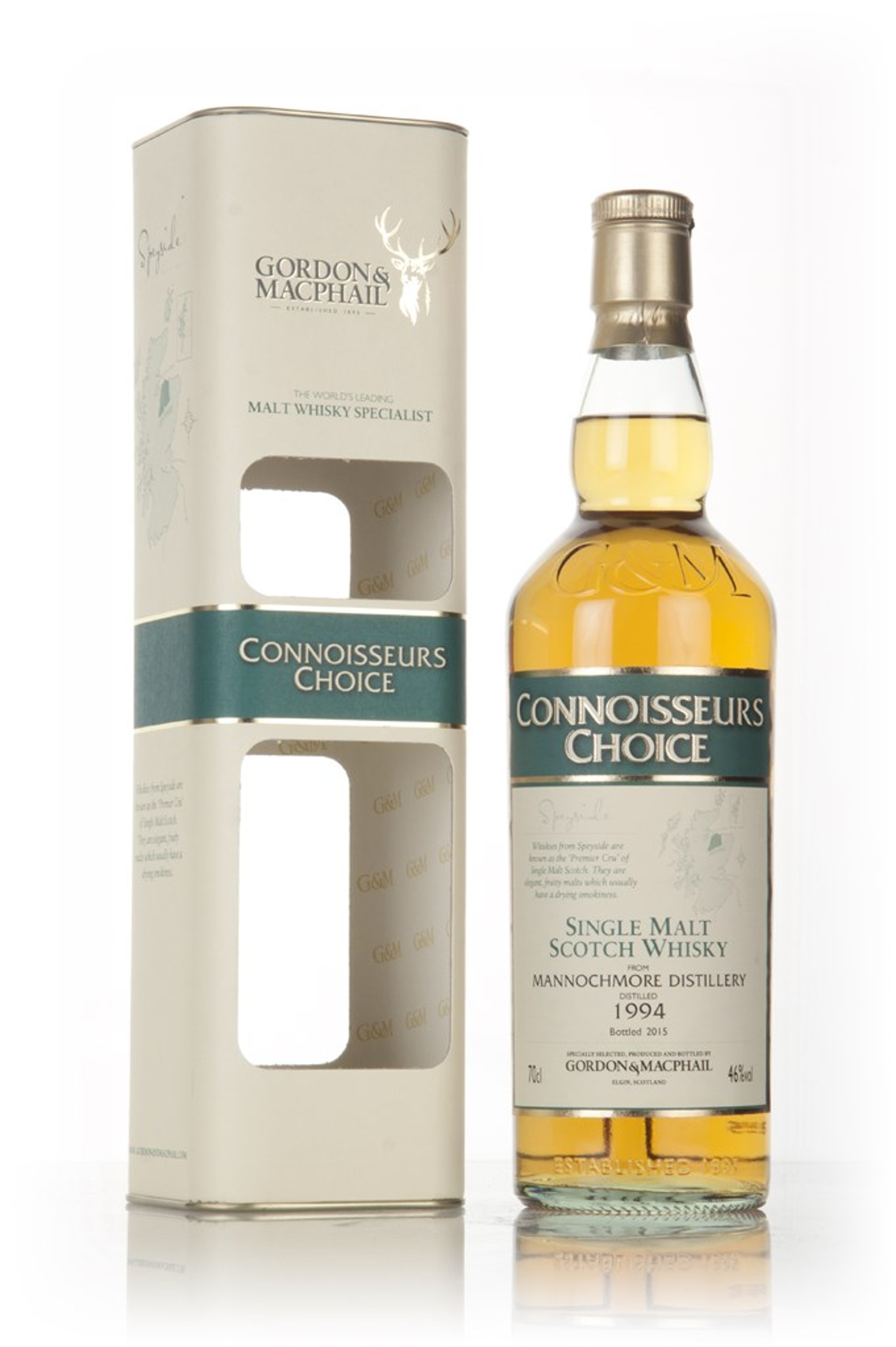 Mannochmore 1994 (bottled 2015) - Connoisseurs Choice (Gordon & MacPhail) 70cl