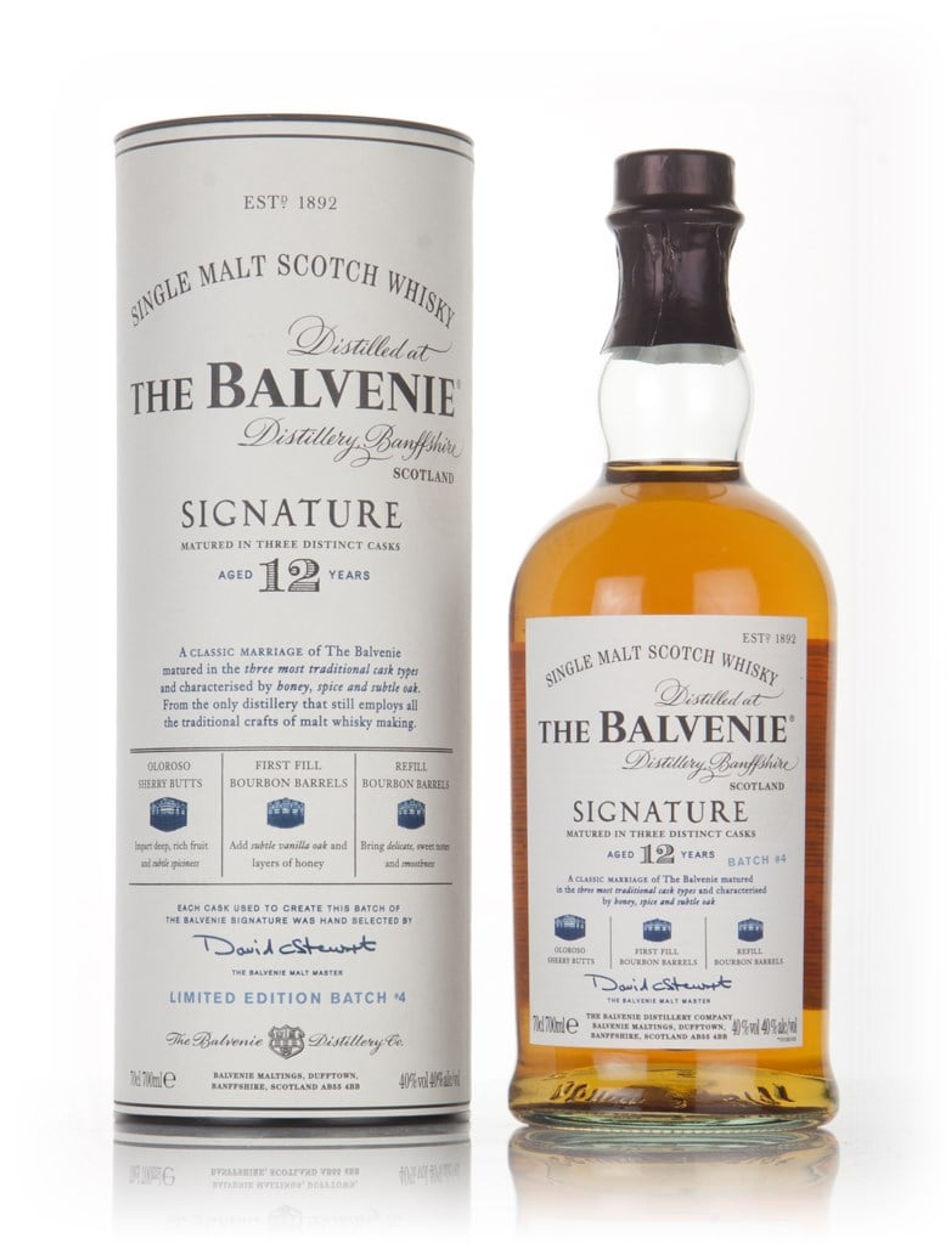 Balvenie Signature 12 Year Old Batch 004 70cl