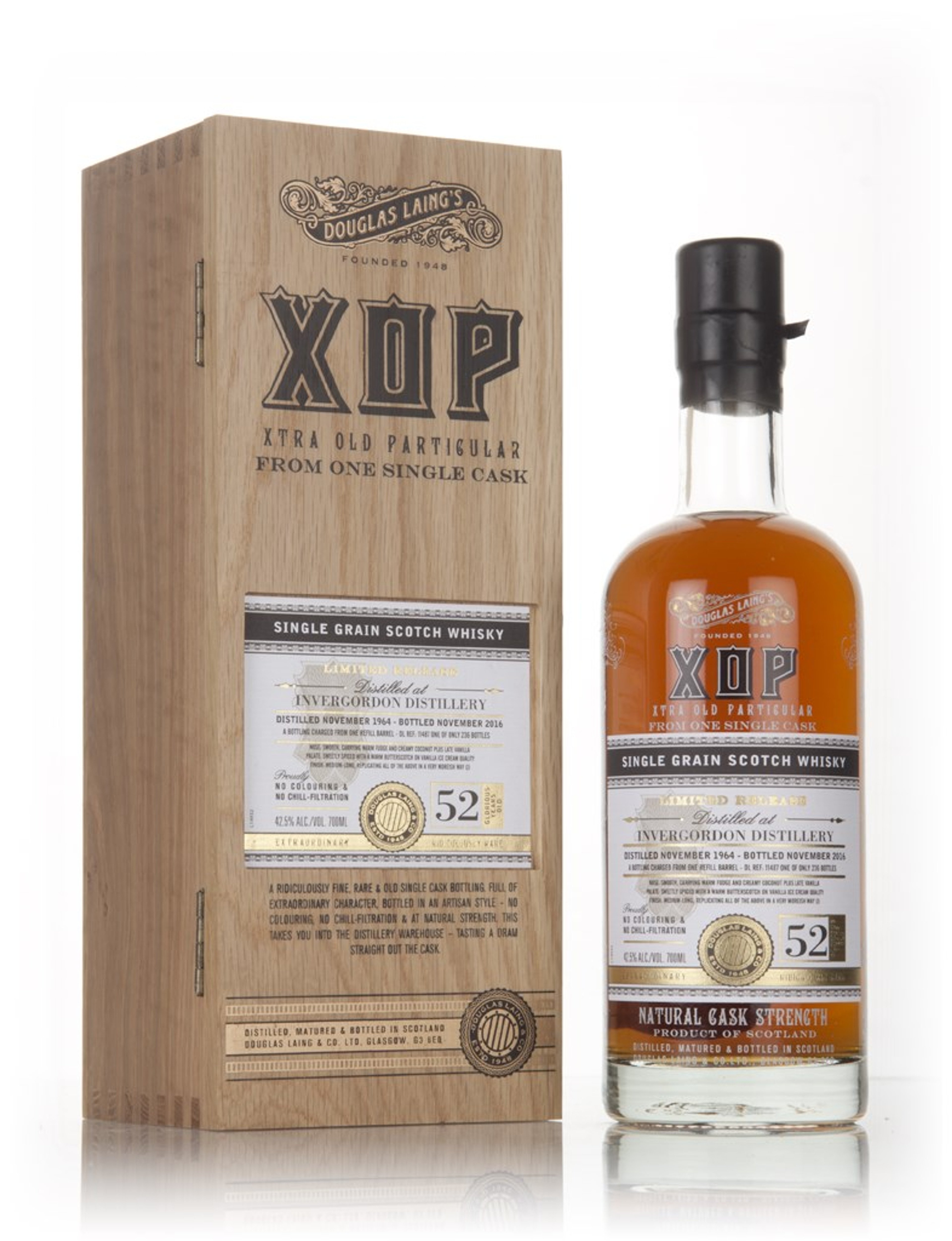 Invergordon 52 Year Old 1964 (cask 11487) - Xtra Old Particular (Douglas Laing) 70cl